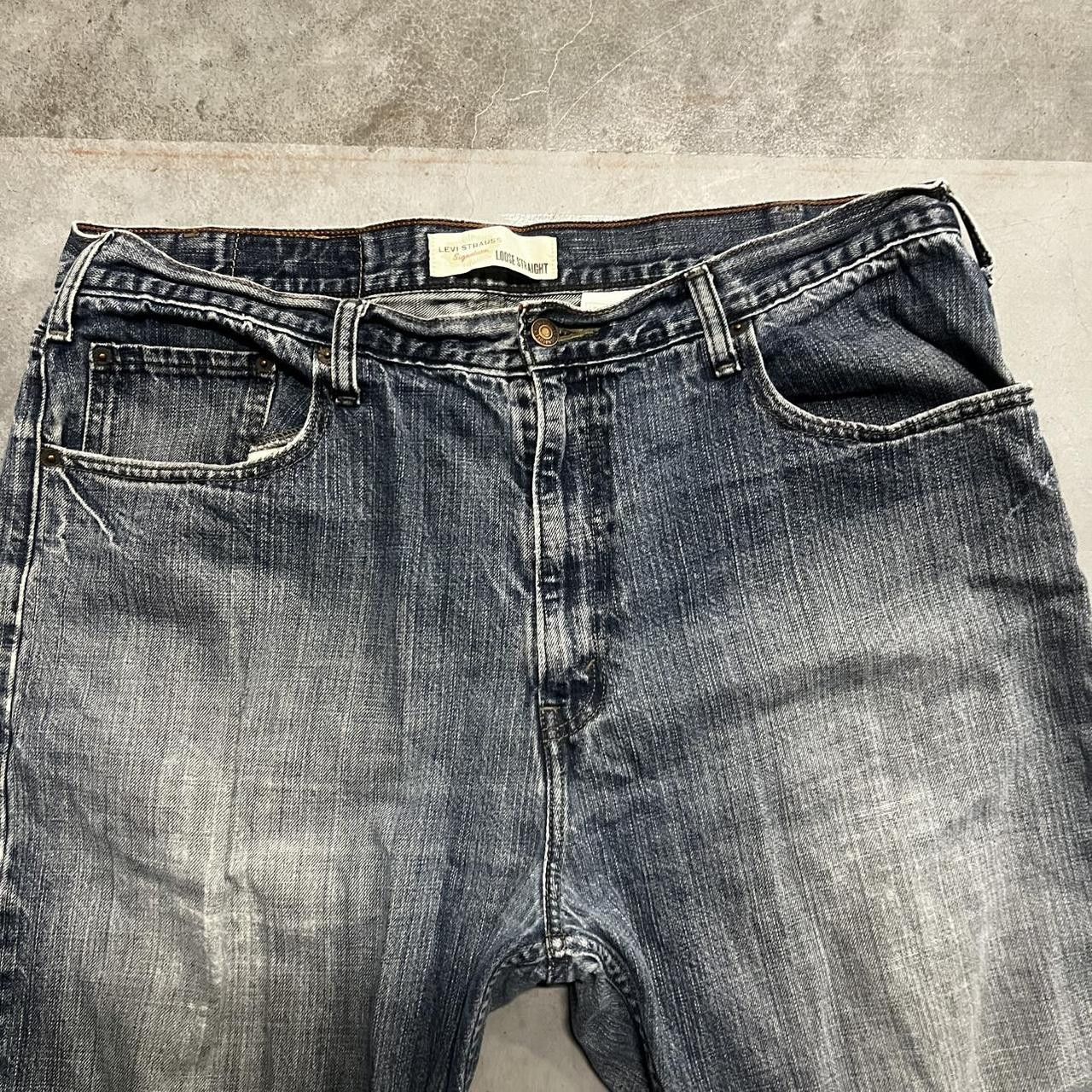 Levi's × Vintage Vintage Y2K Super Baggy Wide Leg Loose Levis Denim Jeans! Size US 38 / EU 54 - 4 Thumbnail