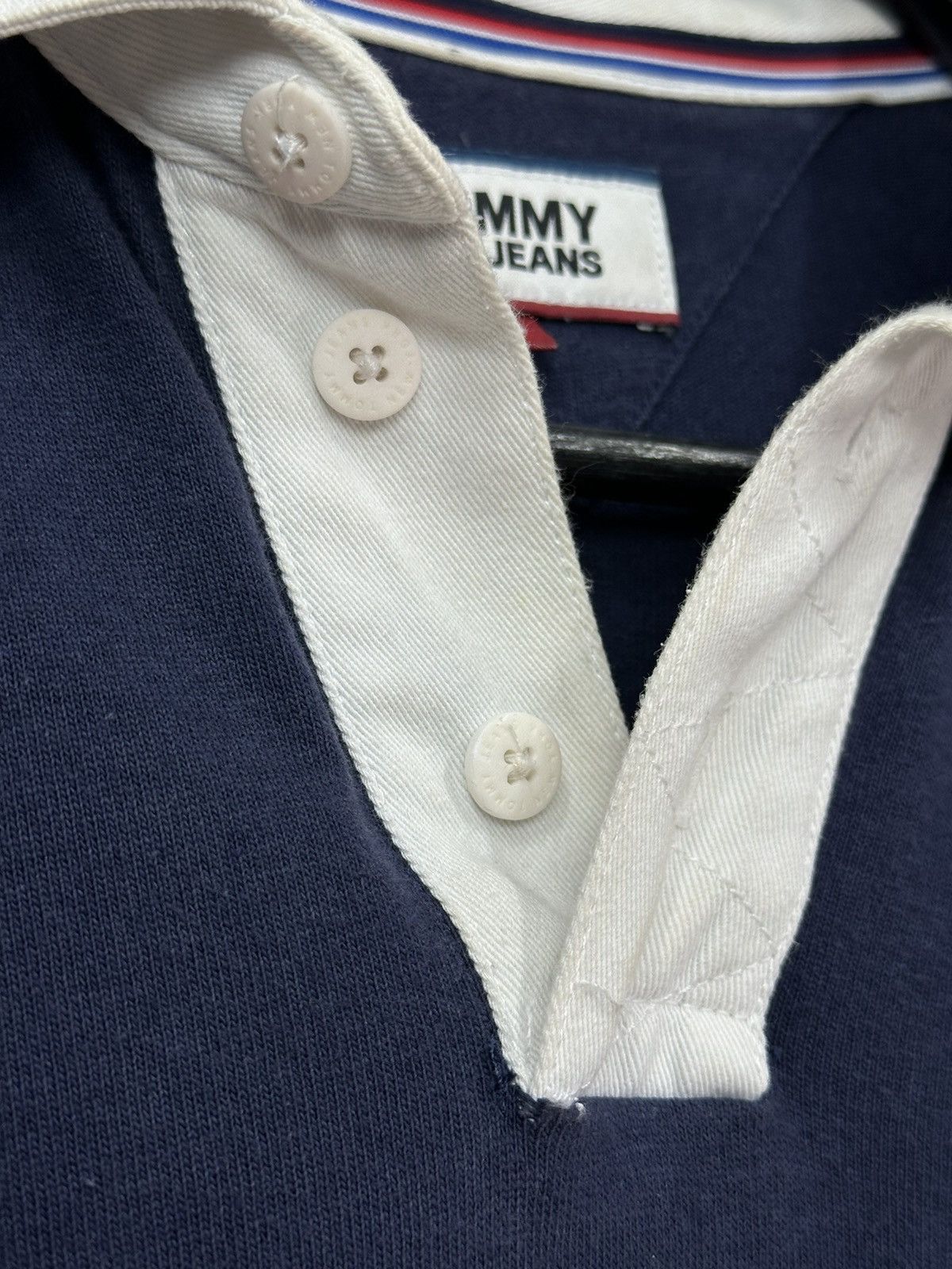 Tommy Jeans Vintage Regby Tommy Hilfiger T-shirt Y2k Avantgarde Size US S / EU 44-46 / 1 - 6 Thumbnail