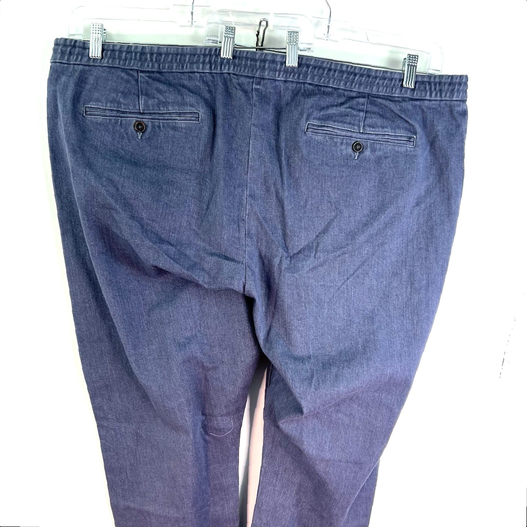 Proper Cloth Proper Cloth Jeans Men SZ 50 Denim Relaxed Stretch Elastic Waist Khakis 32 Inseam Gray Vintage No Size US 34 / EU 50 - 5 Thumbnail