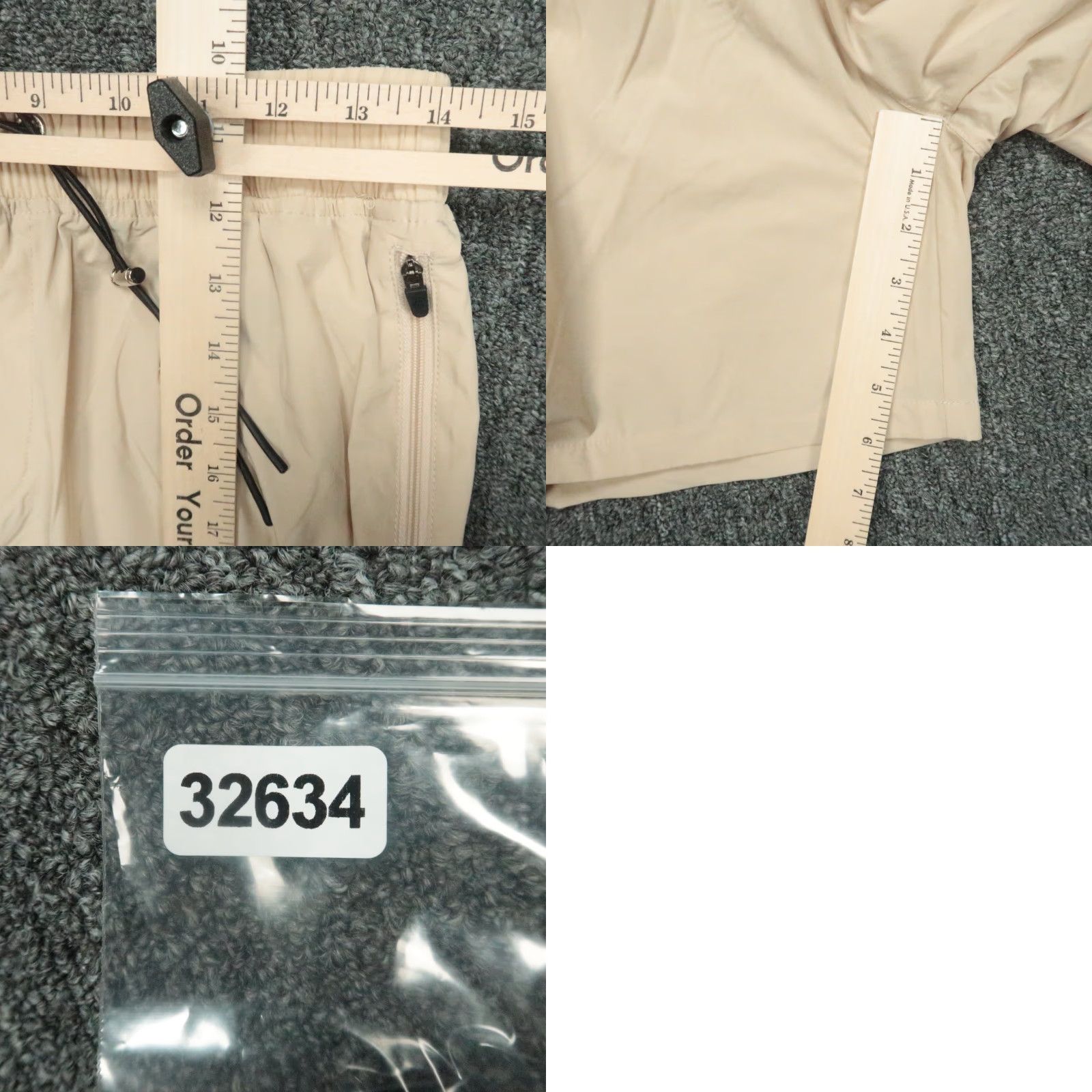 YoungLA YoungLA Shorts Mens M Khaki Tan Cargo Training Gym Zip Pockets NWT Beige Regular Pockets Athletic Casual 60% Cotton? (Wait can't add) Size US 31 - 8 Thumbnail