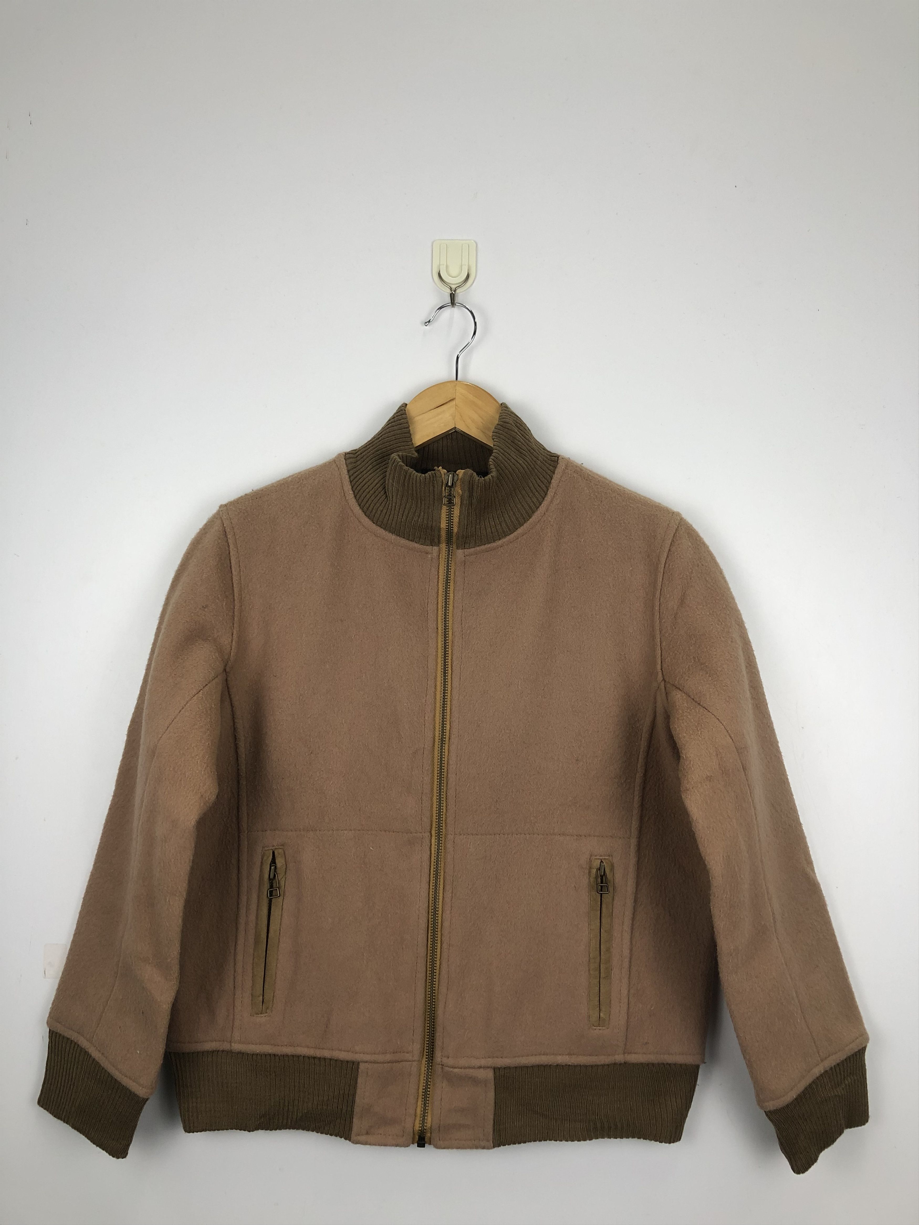 Vintage Vintage Gloverall Zipper Wool Jacket England V0445 Size US M / EU 48-50 / 2 - 1 Thumbnail
