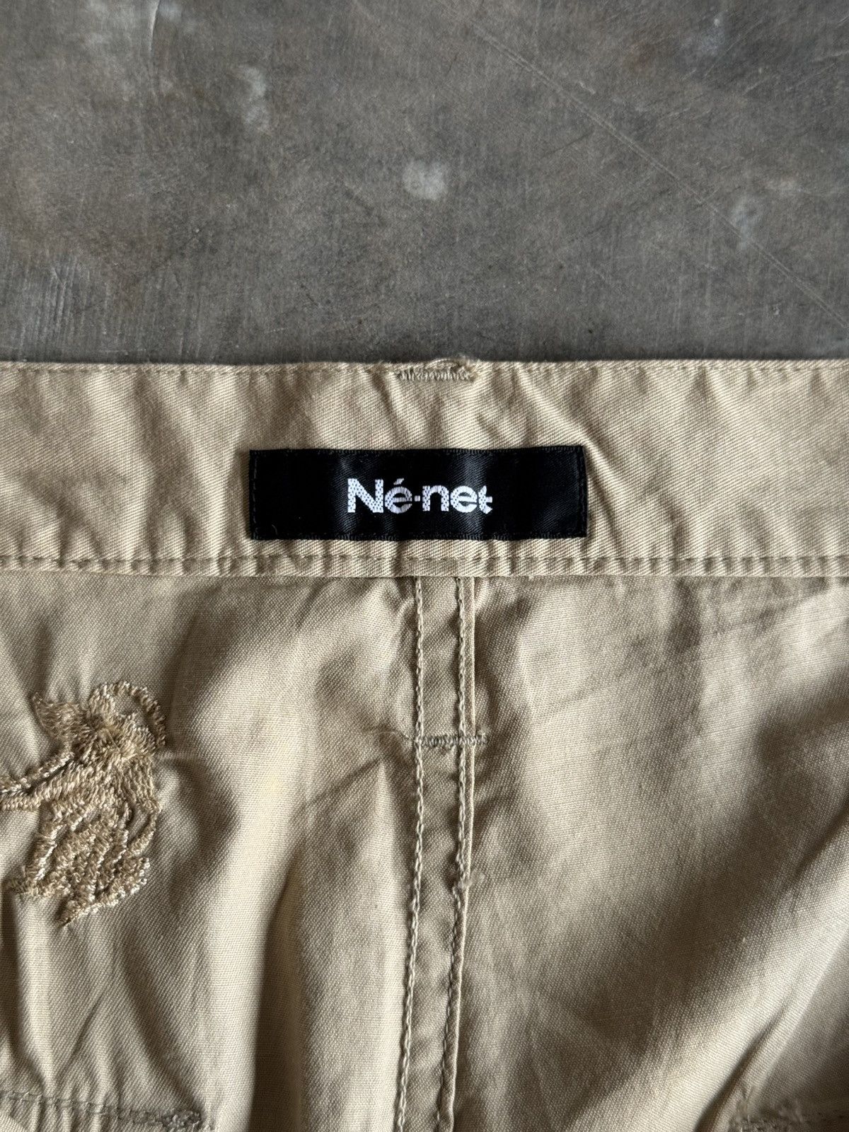 Ne-Net Rare🐉Ne-Net by Issey Miyake Print Pants Size US 30 / EU 46 - 3 Thumbnail