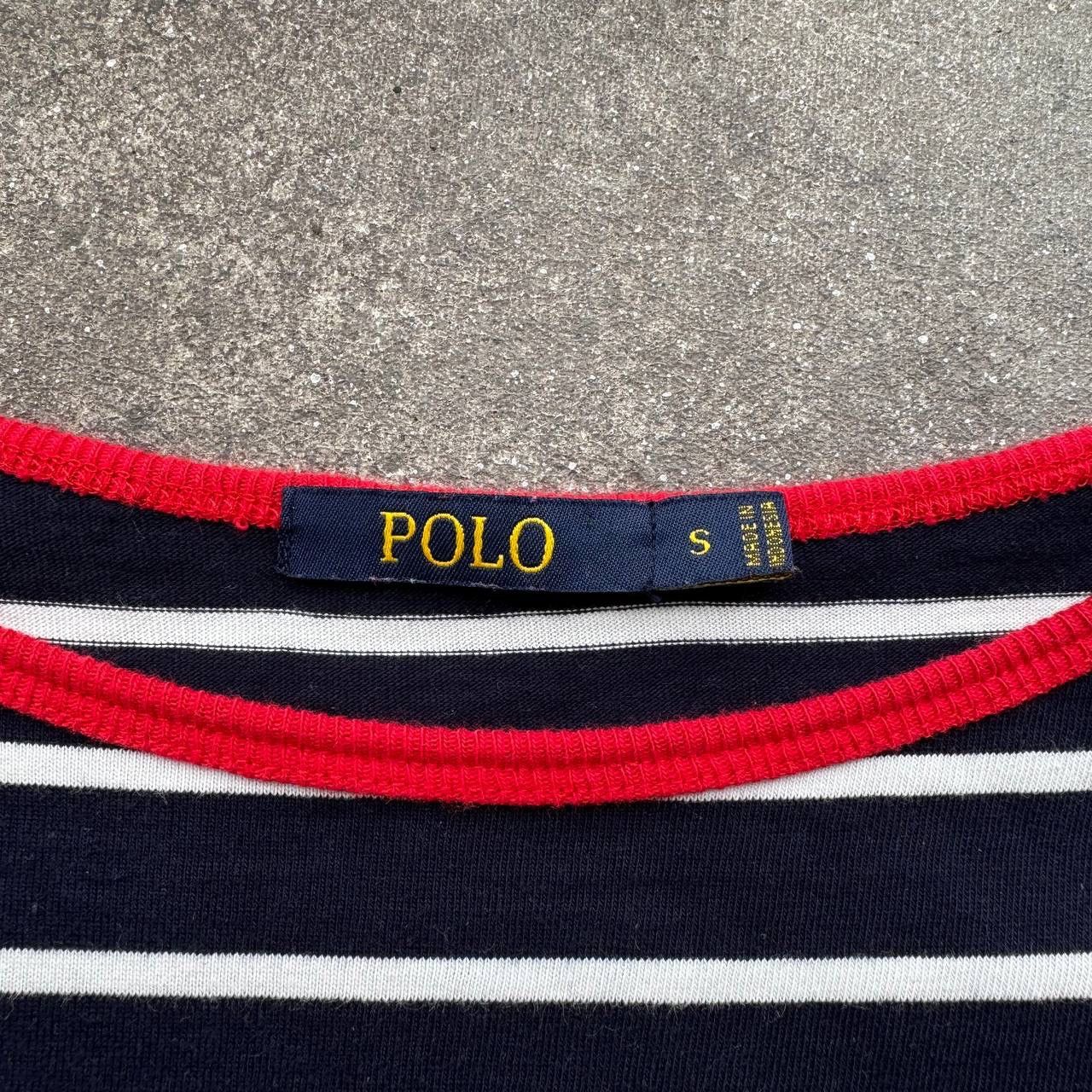 Polo Ralph Lauren × Vintage Polo Ralph Lauren Vintage Red Pony Y2K Long T-Shirt Size S / US 4 / IT 40 - 10 Thumbnail