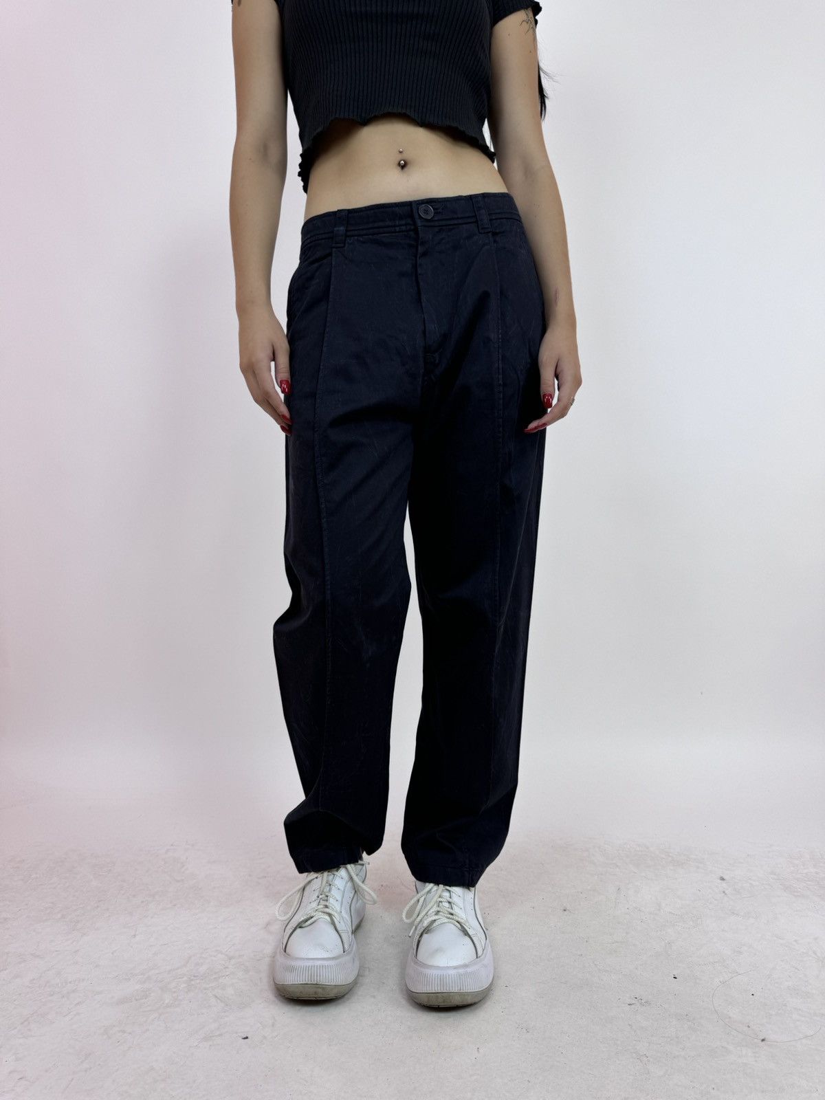 Cos × Japanese Brand COS pleated Trousers pants Womens size EUR 46 Size 30" / US 8 / IT 44 - 1 Thumbnail