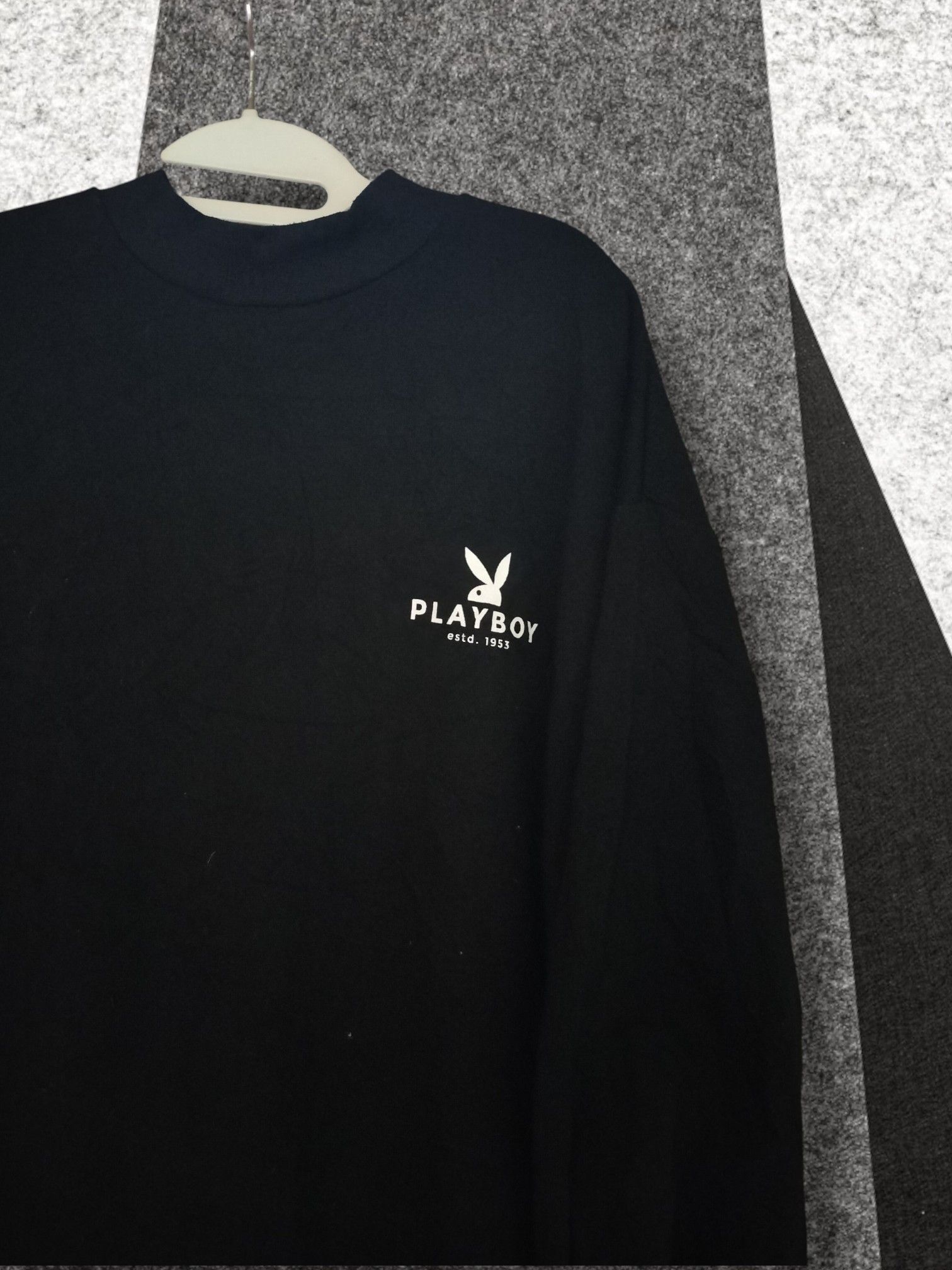 Playboy Vintage Playboy longtrench sweatshirt Black colour street Size US L / EU 52-54 / 3 - 3 Thumbnail