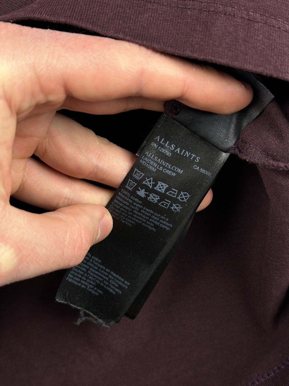 Allsaints Allsaints Laiden Long Sleeve Crew T-Shirt Size US M / EU 48-50 / 2 - 9 Thumbnail