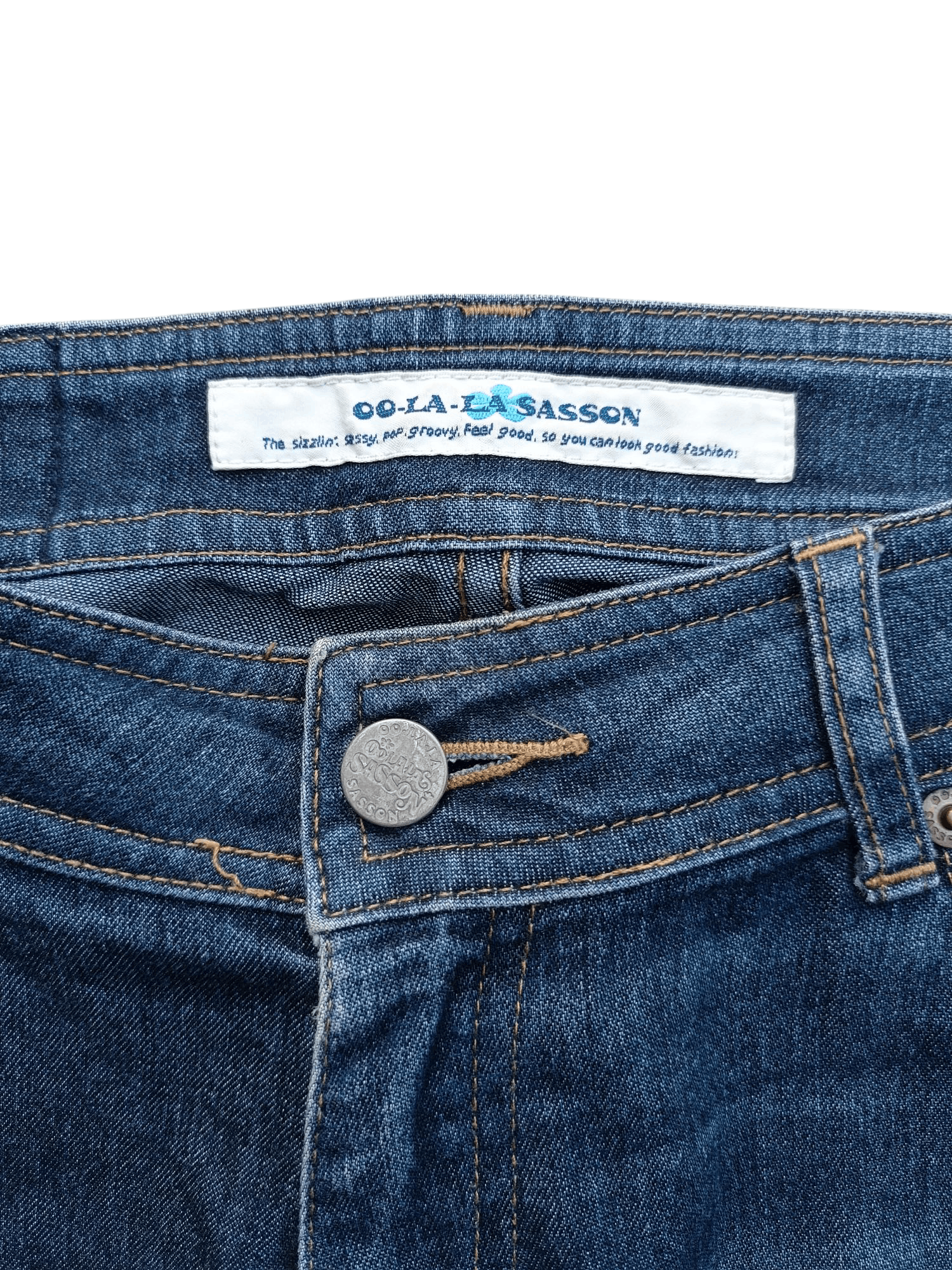 American Apparel × American Edition RETRO FLARED OO-LA-LA-SASSON WIDE LEG DENIM E237 Size US 28 / EU 44 - 6 Thumbnail