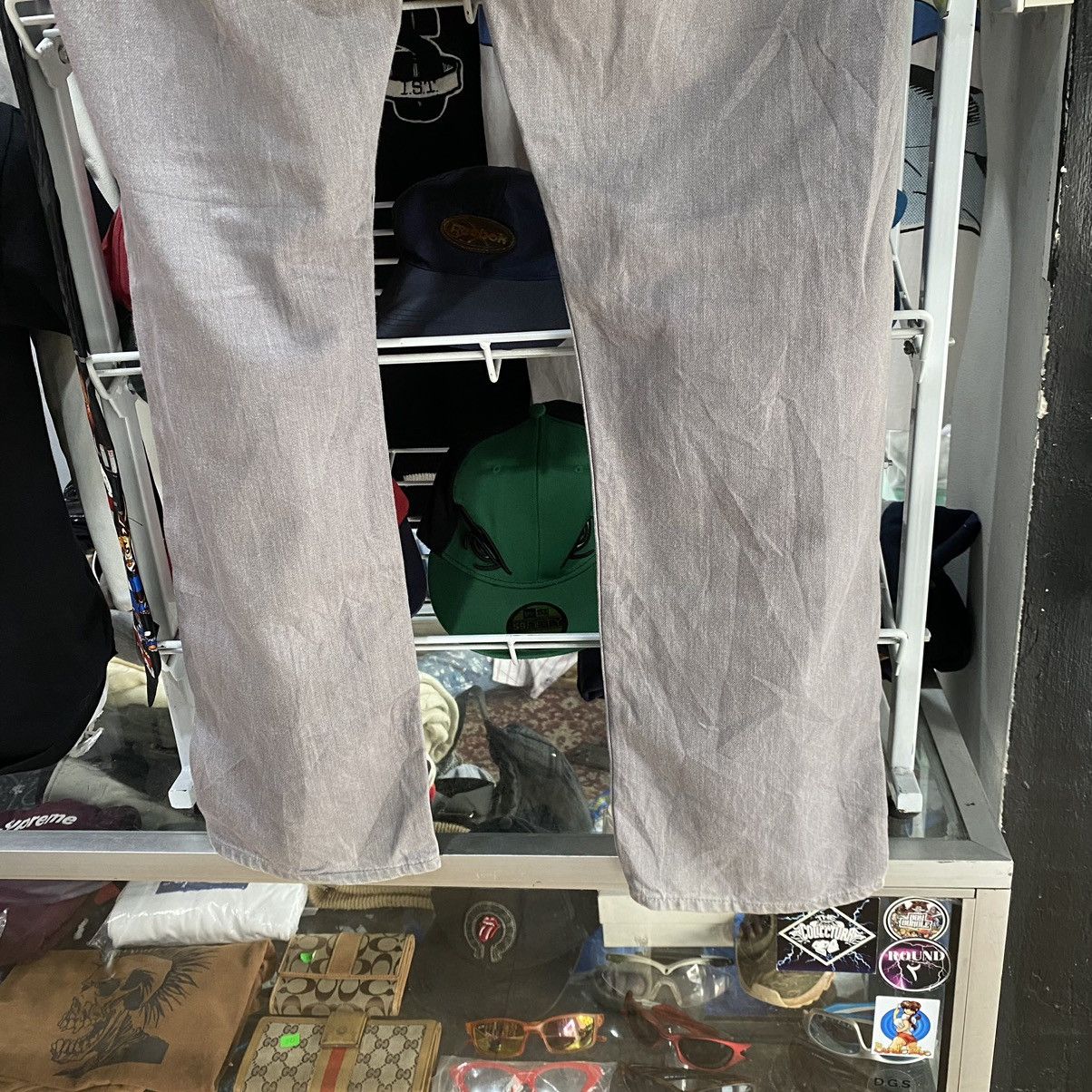 Bape Champion Logo Denim Size US 33 - 7 Thumbnail