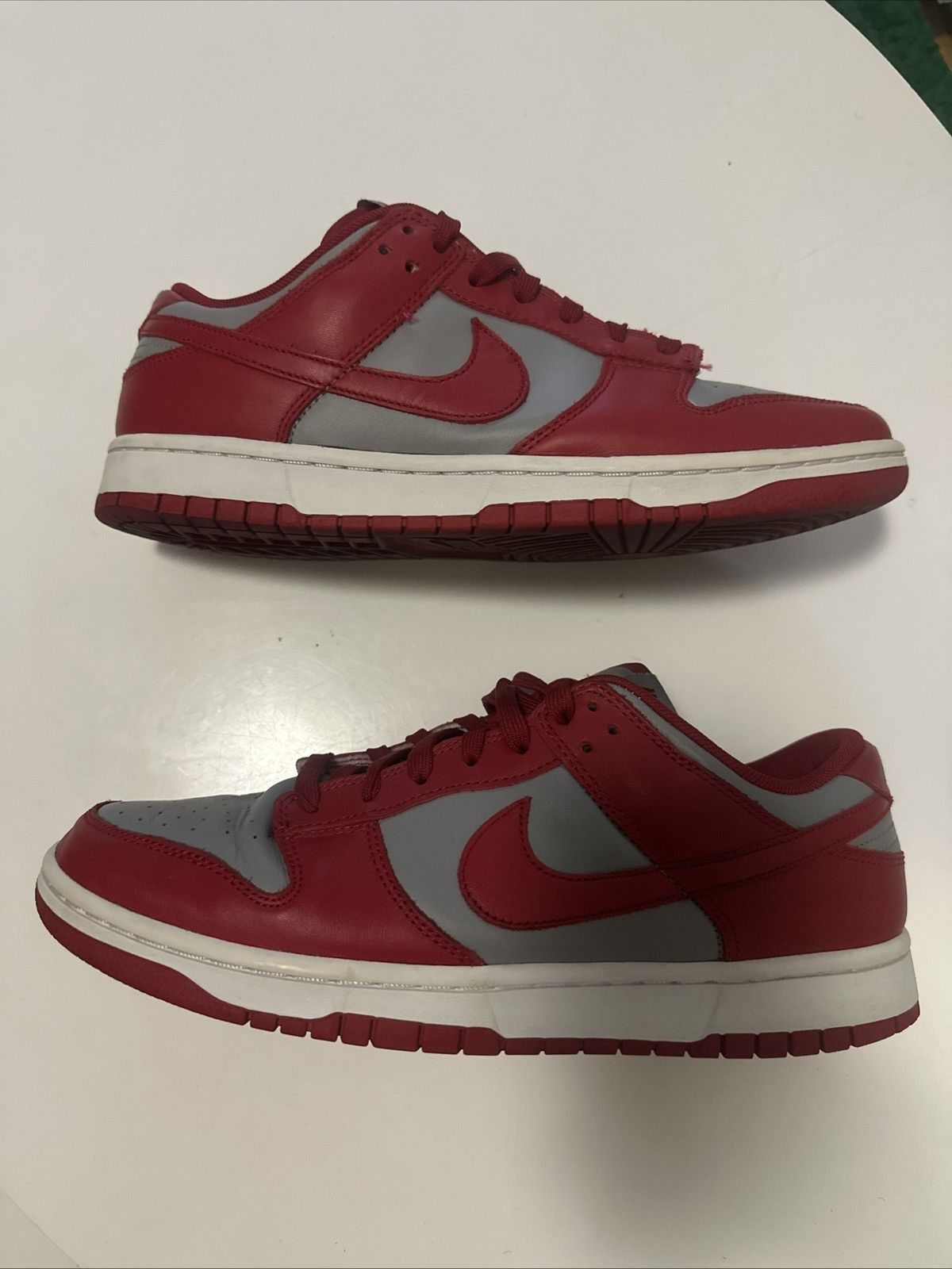 Nike Men Nike Dunk Low Retro Varsity Red Grey UNLV 10 DD1391 002 Size US 10 / EU 43 - 3 Thumbnail