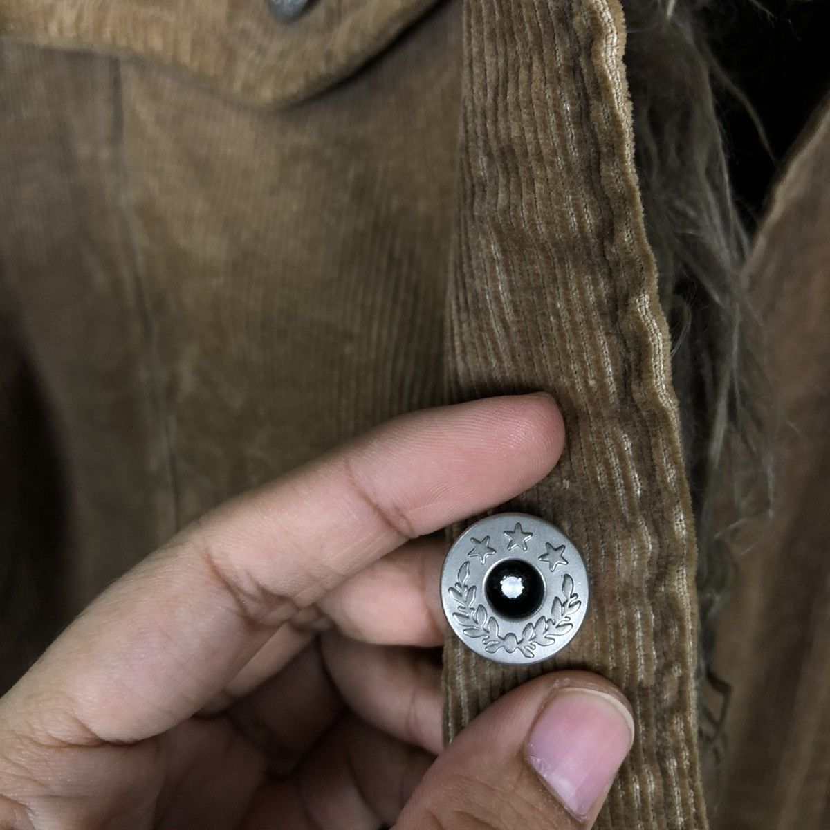 Japanese Brand 🔥90’s Real Things Corduroy Trucker Jacket Mink Fur Lining Size US L / EU 52-54 / 3 - 12 Thumbnail