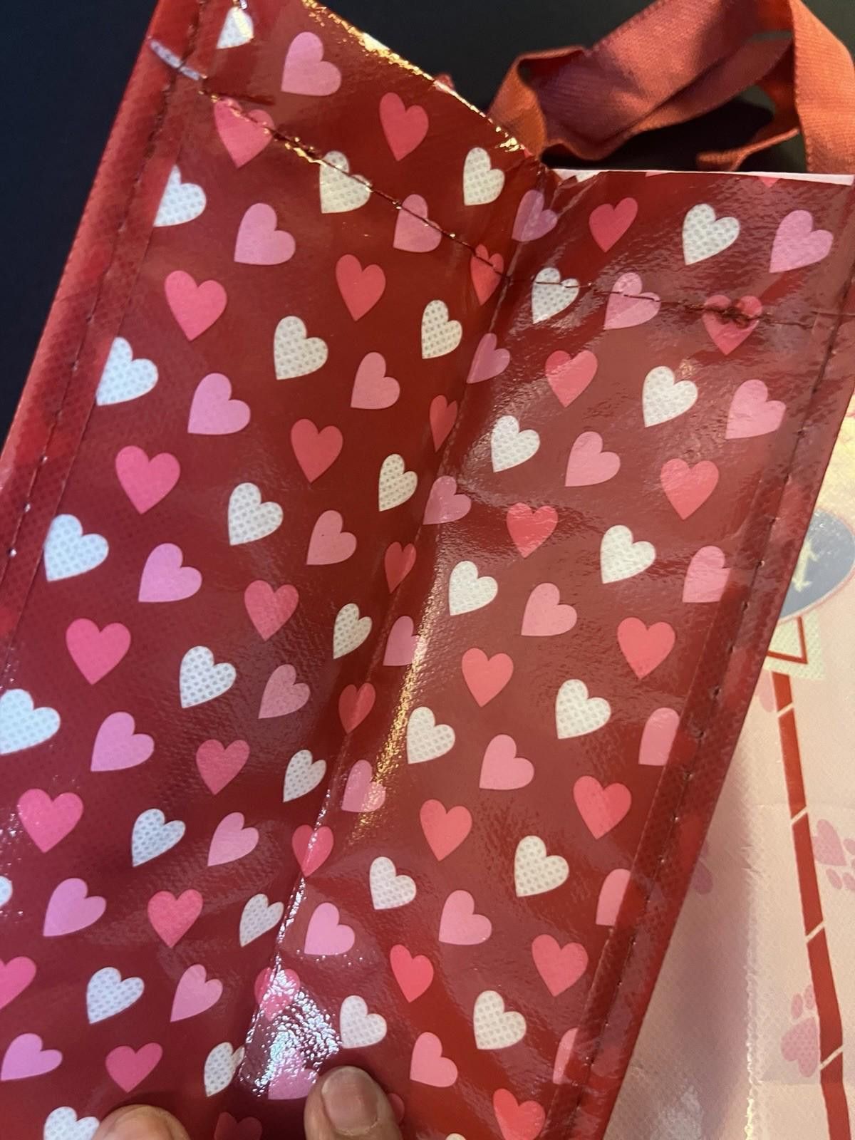 The Unbranded Brand Valentine's Day Cats & Dogs & Kisses Tote Bags Size 14"x 14" Size ONE SIZE - 3 Thumbnail