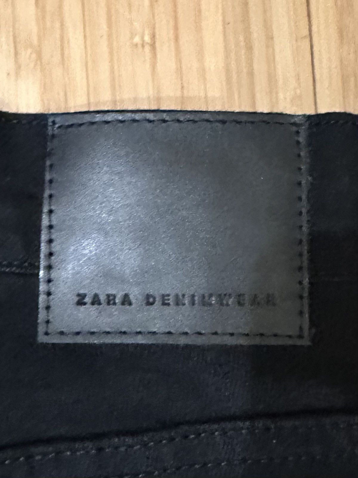 Zara Zara Black Slim Straight Jeans Size 31 Stretch Minimal Size US 31 - 3 Thumbnail