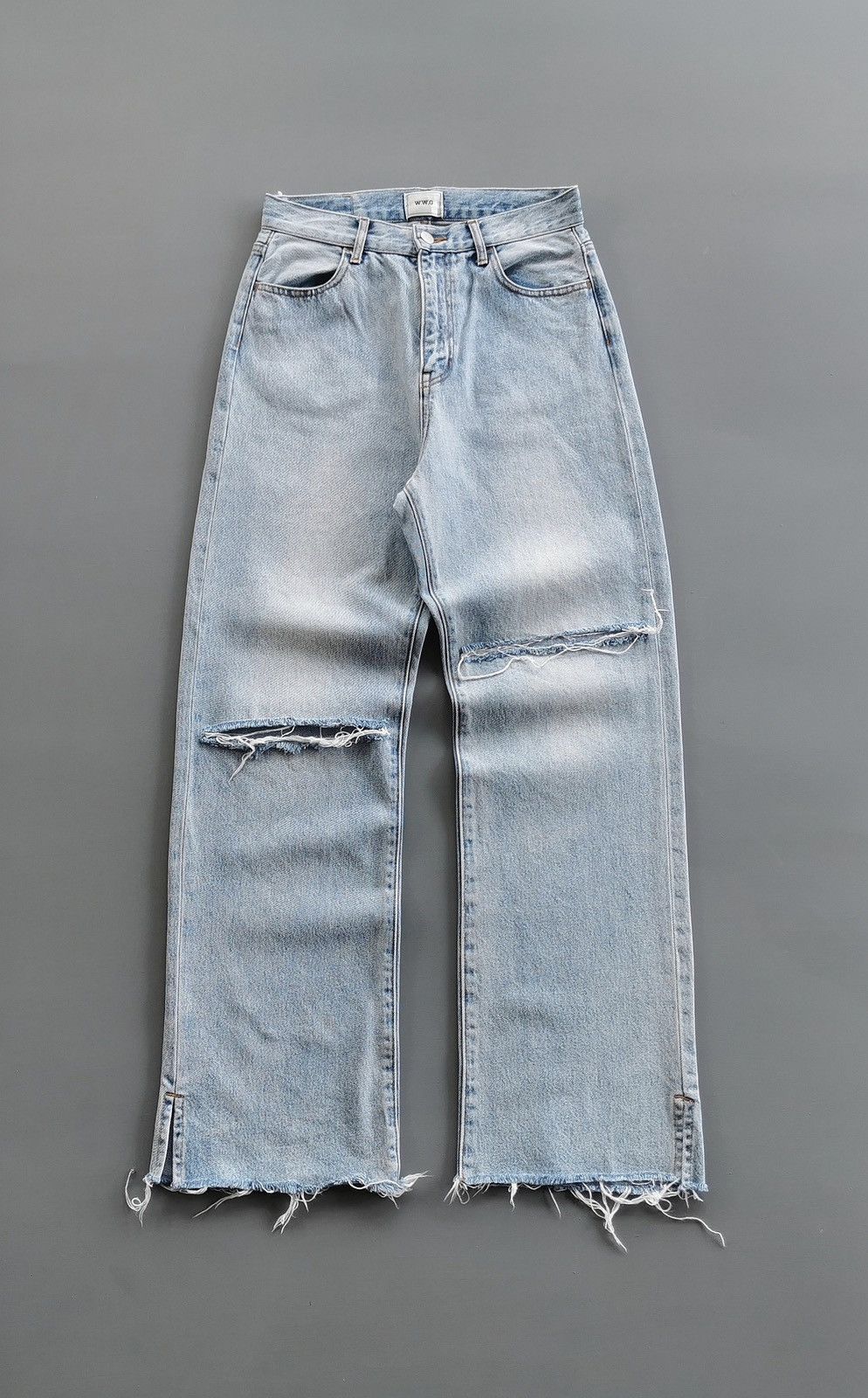 Vintage Pervert The Norm WWG Distressed Jeans Size 28" / US 6 / IT 42 - 2 Thumbnail