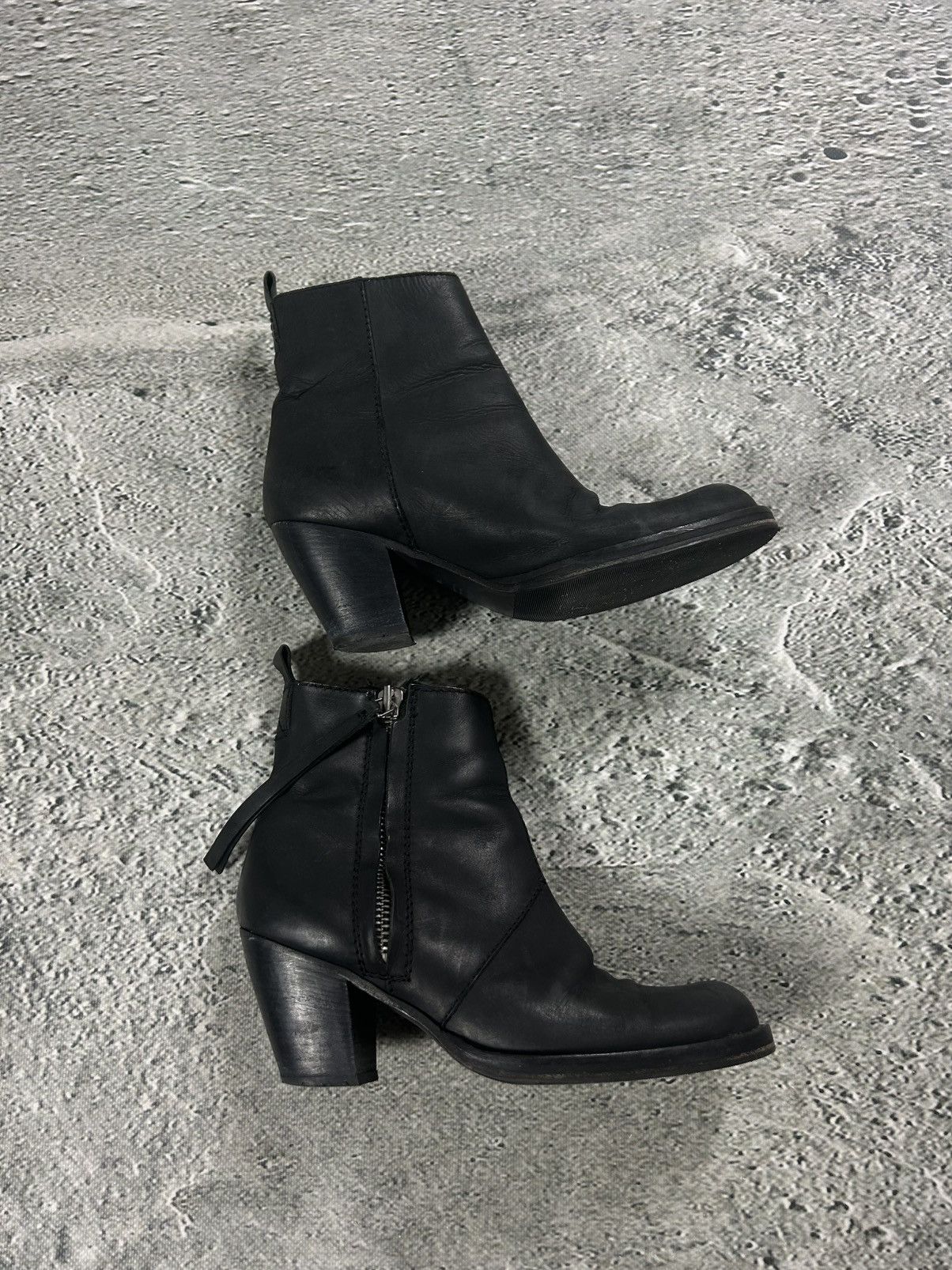 Acne Studios RARE Acne Studios Full Side Zip Boots Heels Margiela Vibe Size US 9 / IT 39 - 3 Thumbnail