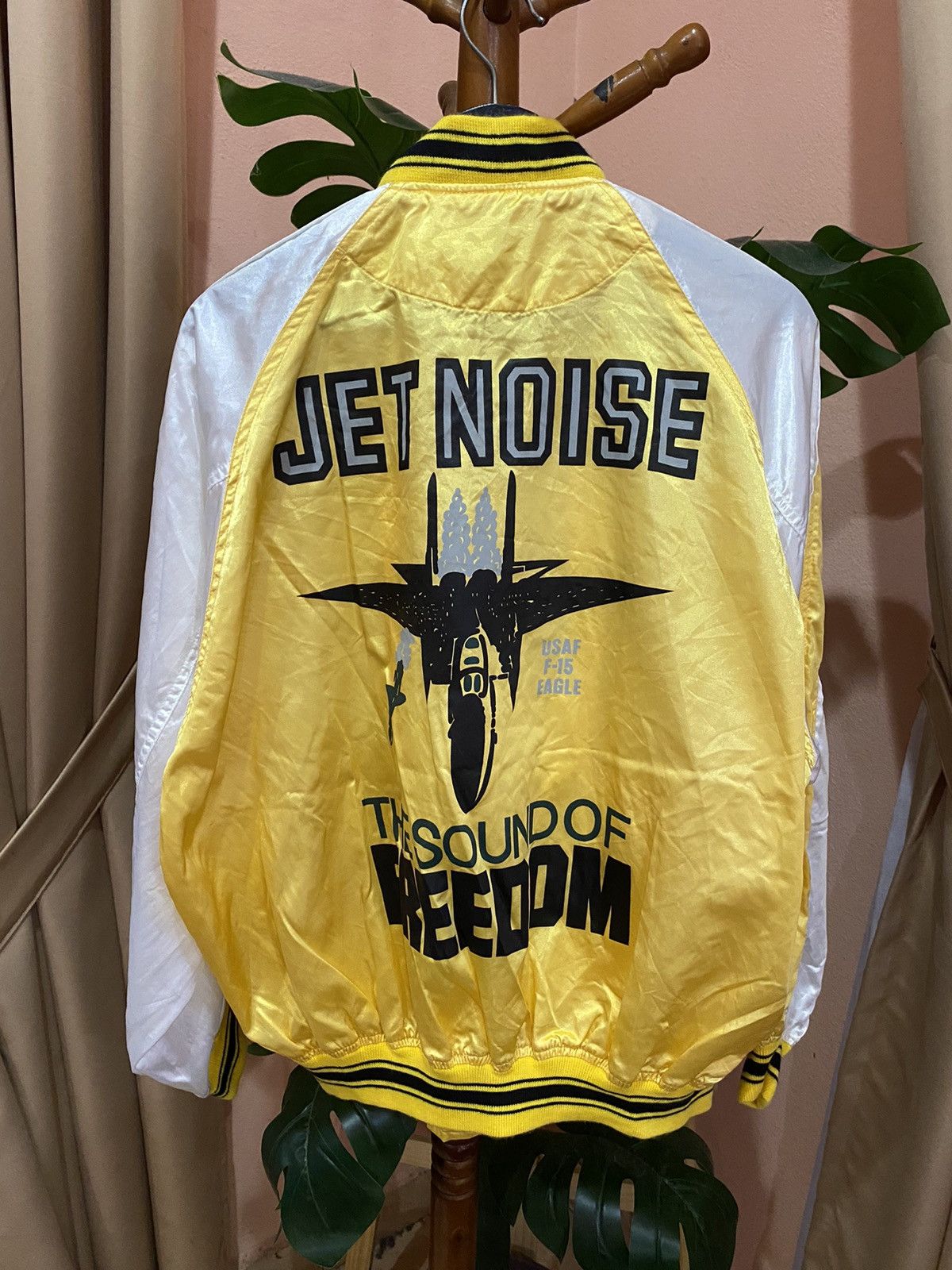 Other Vintage 1980s D.E. Spotlight USAF F-15 Eagle Bomber Jacket Size US L / EU 52-54 / 3 - 8 Thumbnail