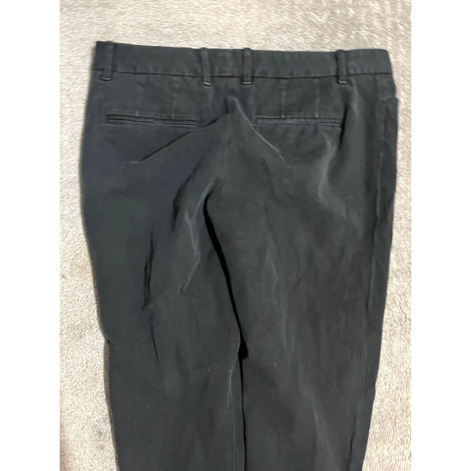 Gap Gap Slim Fit Cropped Stretch Women's Pants Black Size 6 Regular Size 28" / US 6 / IT 42 - 4 Thumbnail