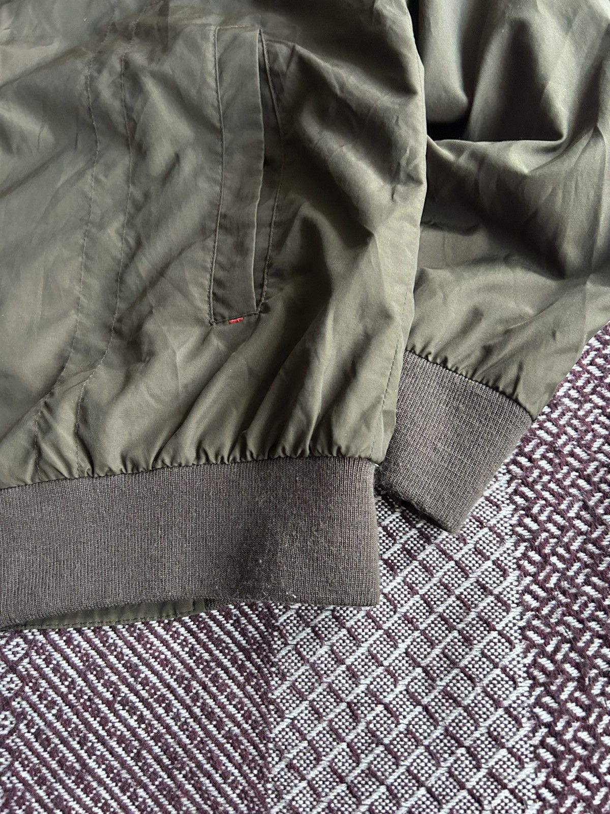 Pierre Cardin Pierre Cardin Paris Olive Bomber Jacket Basic Men’s Size 52 Size US L / EU 52-54 / 3 - 3 Thumbnail
