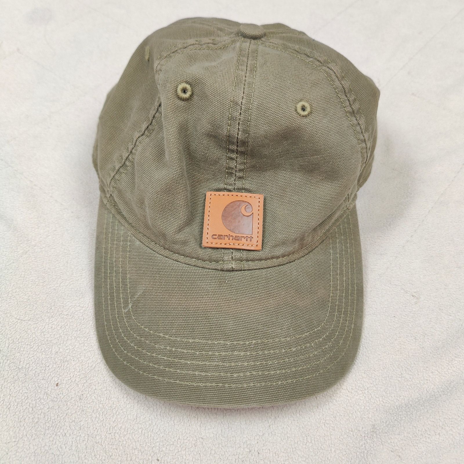 Carhartt Carhartt Canvas Baseball Cap One Size Fits Most Green Size ONE SIZE - 1 Thumbnail