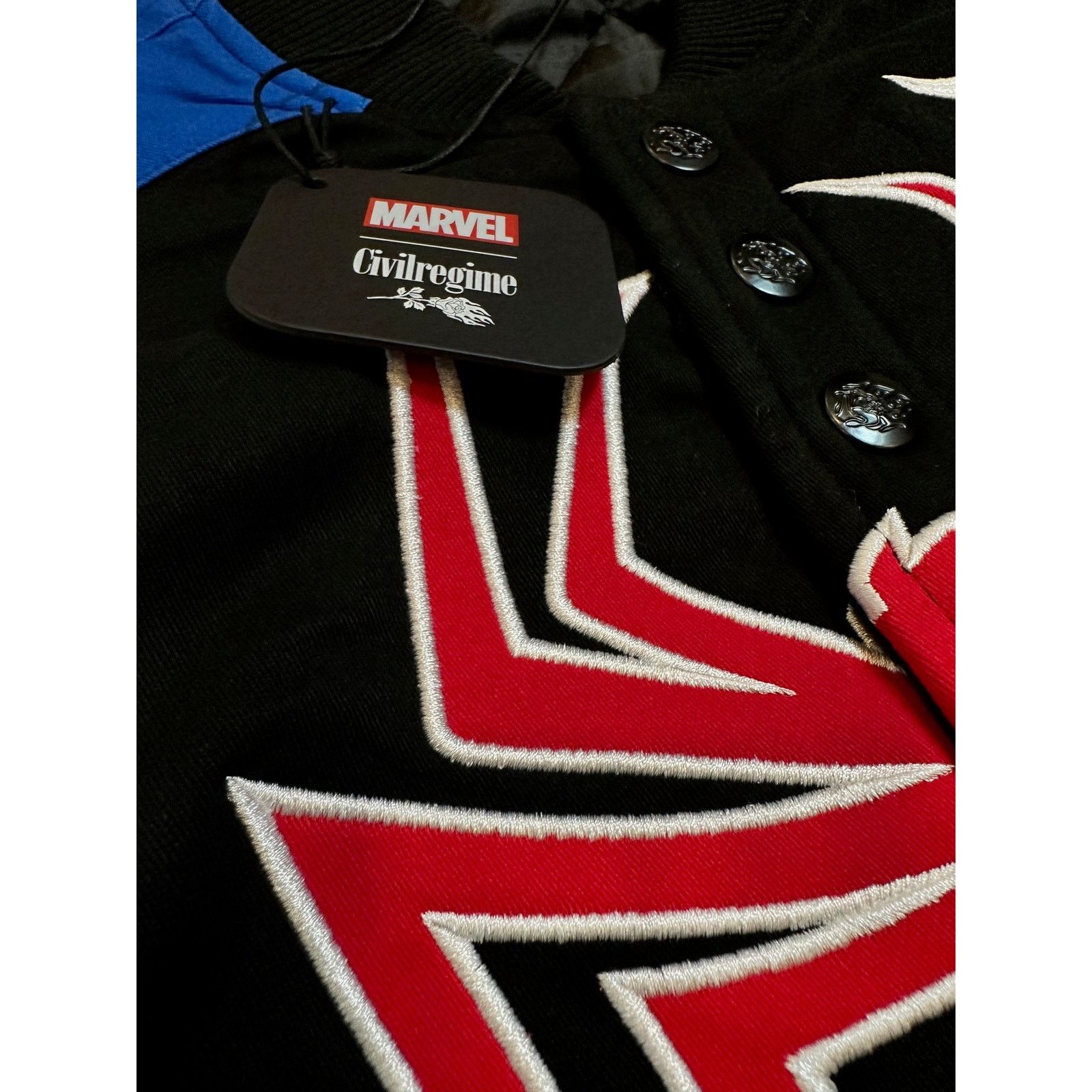 Civil Regime Civil Regime X Spider-Man Varsity Bomber Jacket in Medium Size US M / EU 48-50 / 2 - 5 Thumbnail