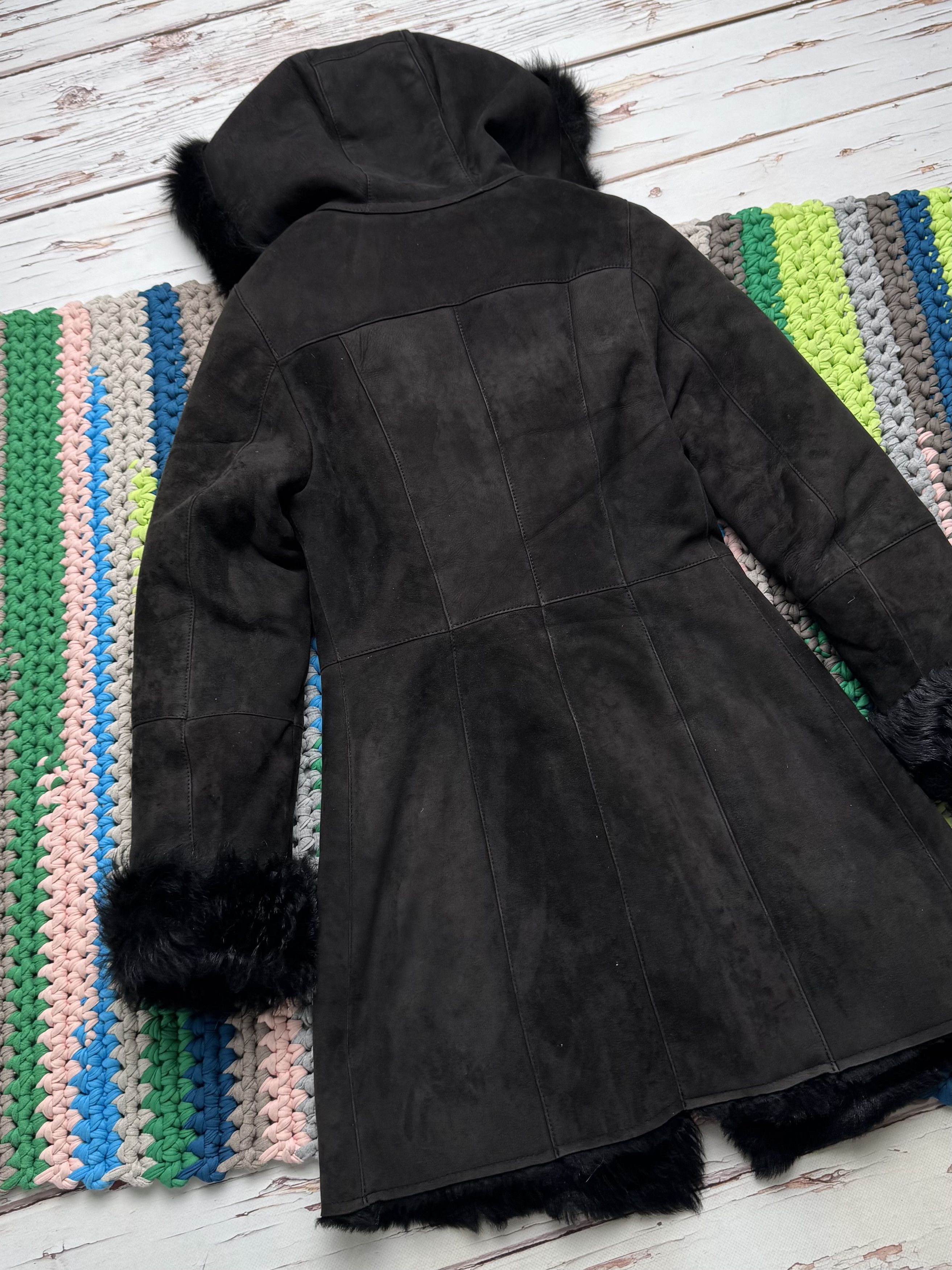 Vintage Vintage Real Sheepskin Hooded Coat (D10)(D15) Size XS / US 0-2 / IT 36-38 - 15 Thumbnail