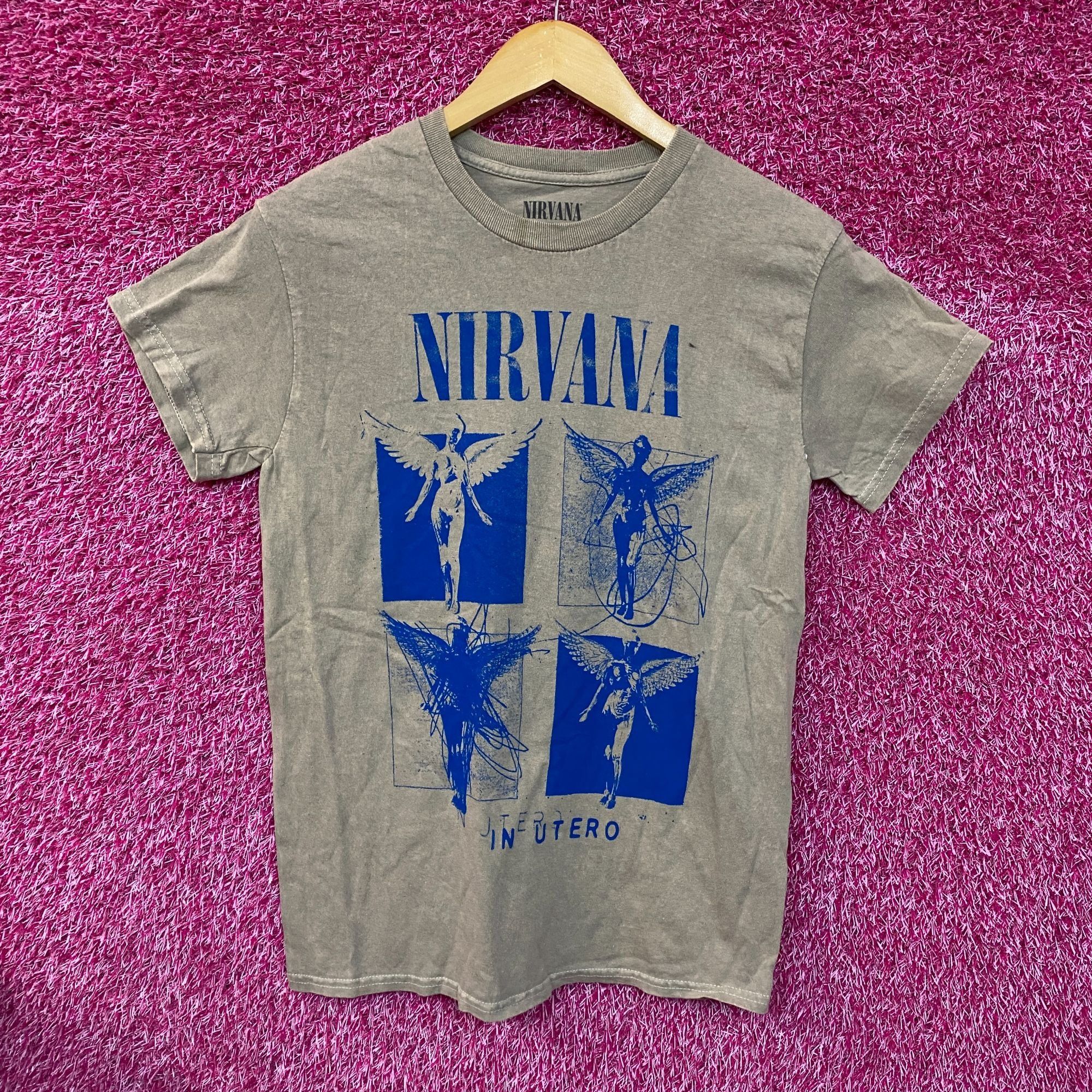 Nirvana Nirvana In Utero Album Cover Pop Art Angel Grunge Band Tee S Size US S / EU 44-46 / 1 - 1 Thumbnail