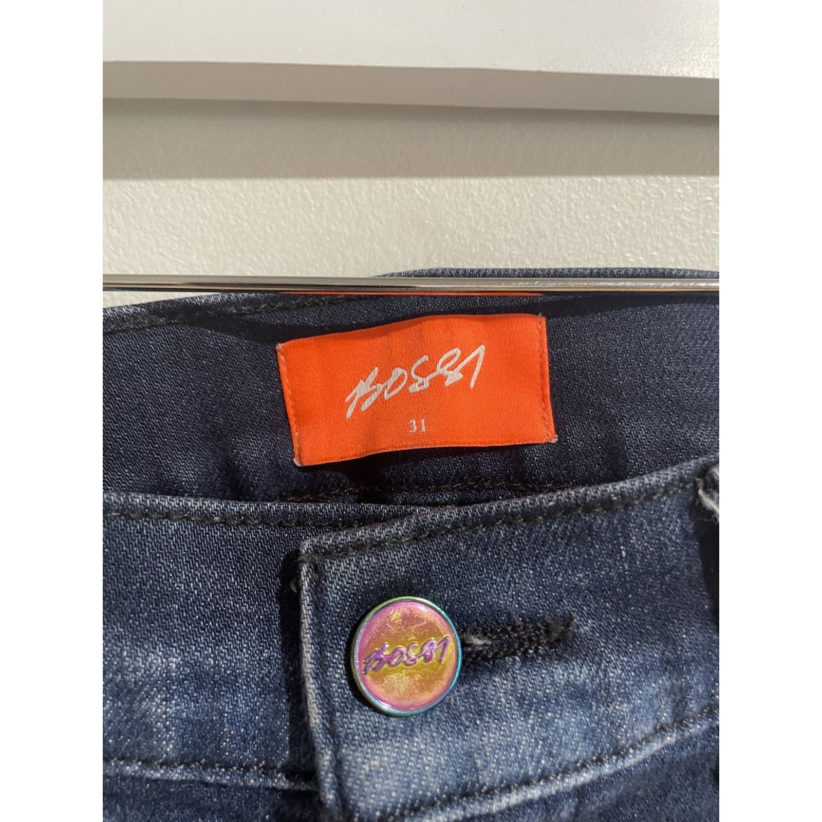 Bossi Sportswear BOSSI DAKR BLUE DENIM JEANS SIZE 31 PREOWNED Size US 31 - 5 Thumbnail