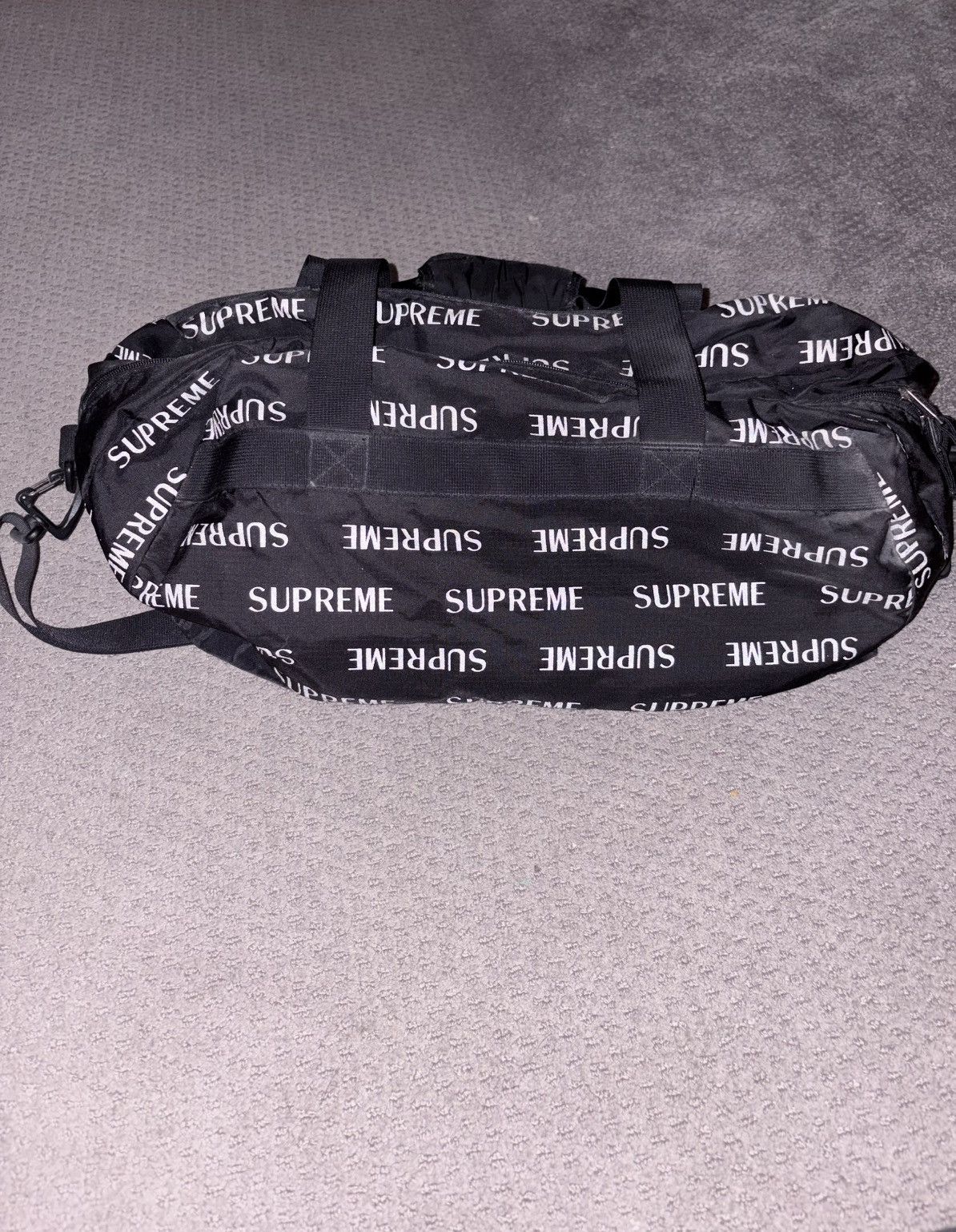 Supreme Supreme Duffle Bag - Black Size ONE SIZE - 2 Thumbnail