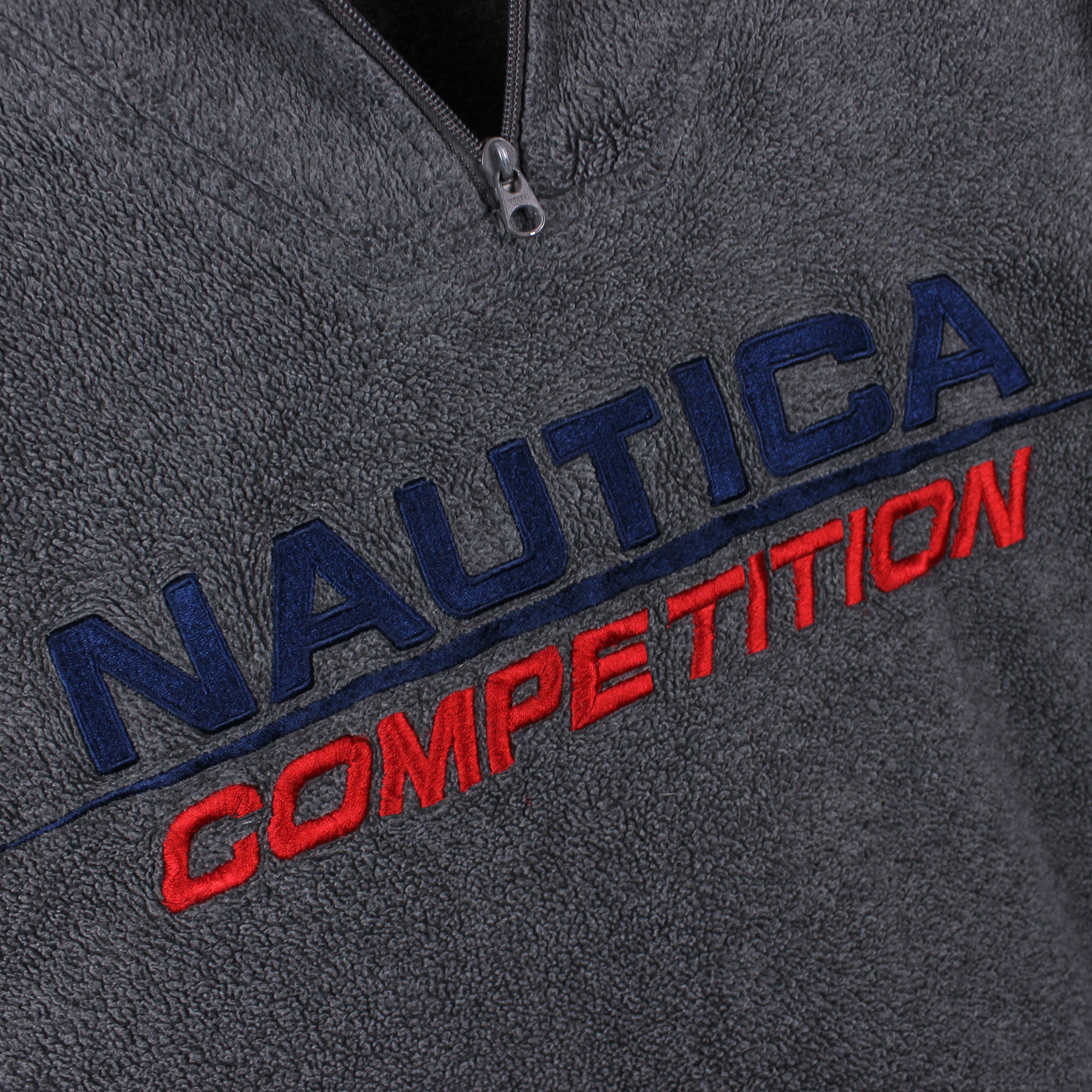 Nautica Nautica fleece pulover jumper men gray S M Made in USA Size US S / EU 44-46 / 1 - 6 Thumbnail