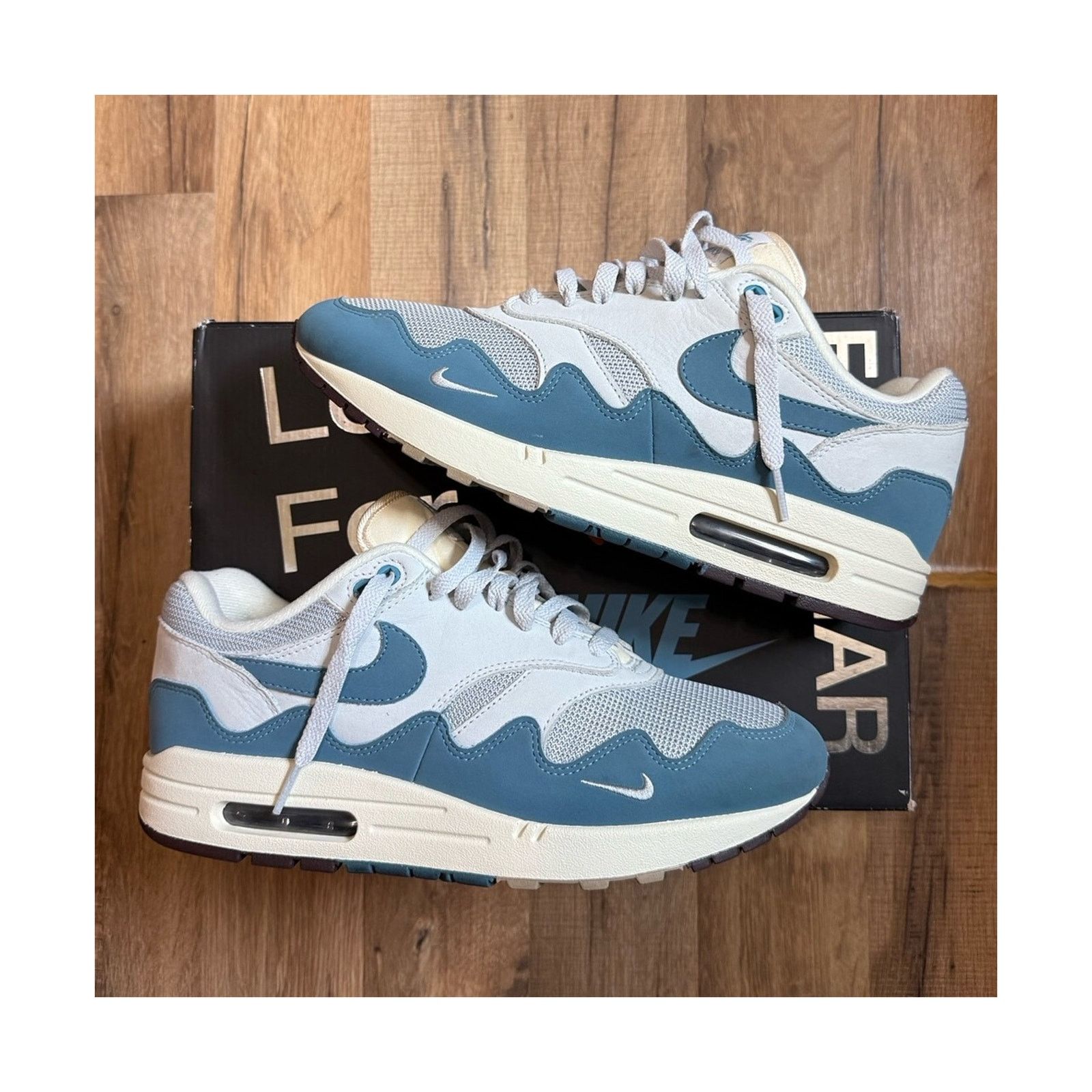 Nike Nike Air Max 1 Patta Waves Noise Aqua Size US 9.5 / EU 42-43 - 1 Thumbnail