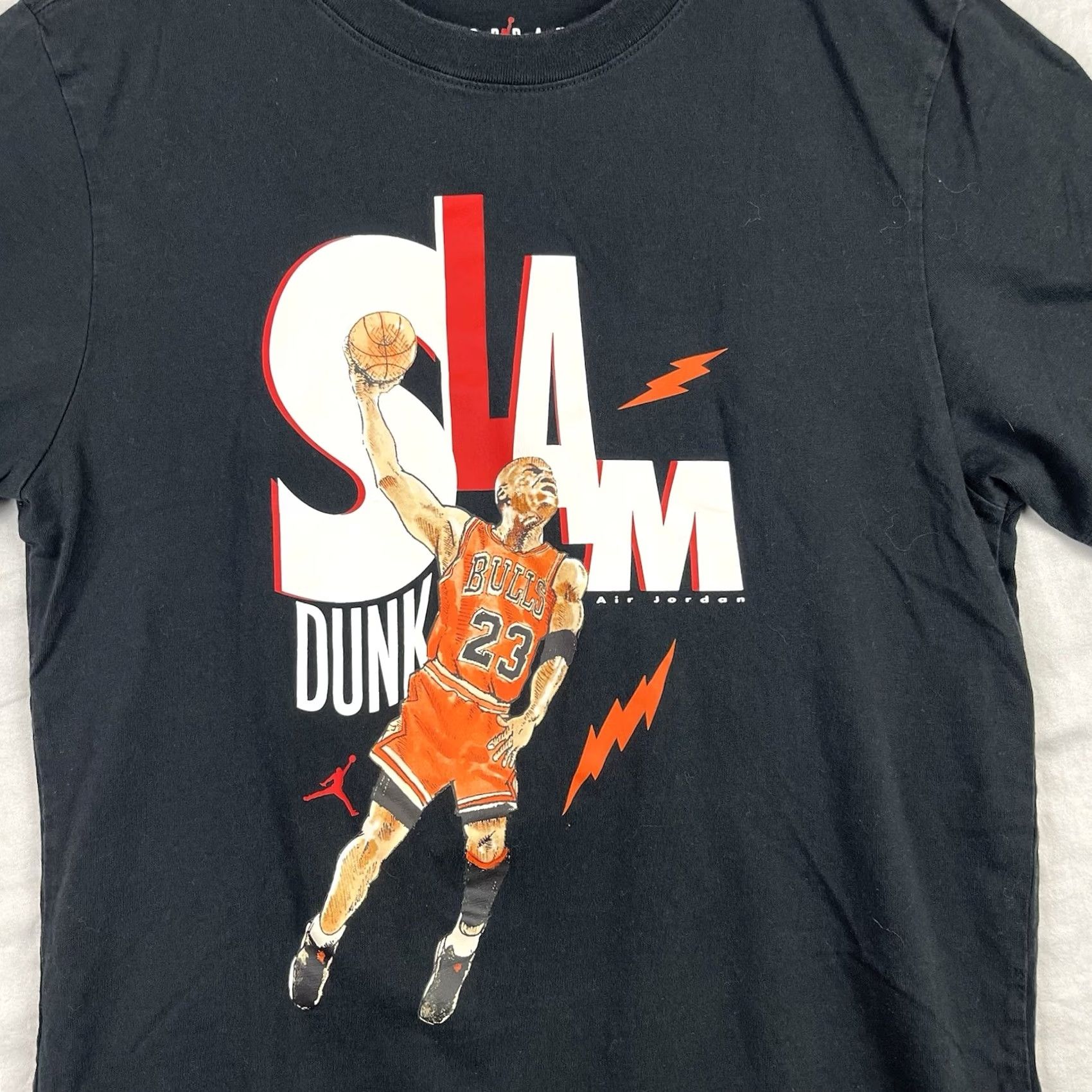 Jordan Brand Jordan Shirt Mens Small Black Slam Dunk Michael Jordan Nike Short Sleeve Size US S / EU 44-46 / 1 - 3 Thumbnail