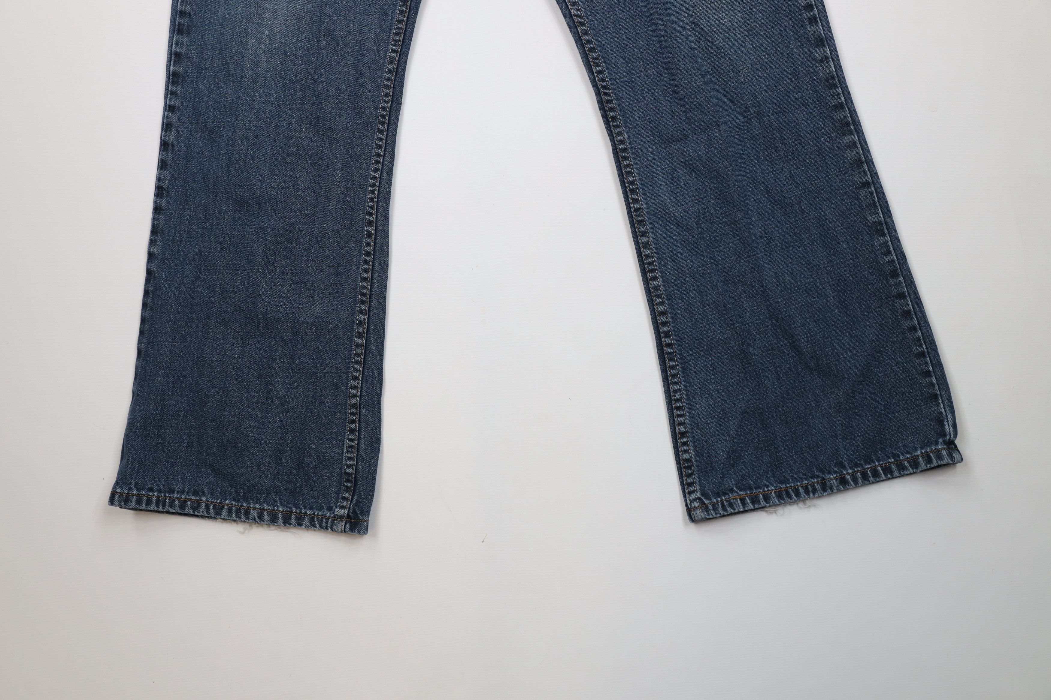 Levi's × Vintage Vintage Y2K Levis 527 Wide Leg Bootcut Denim Jeans Blue Size US 36 / EU 52 - 4 Thumbnail