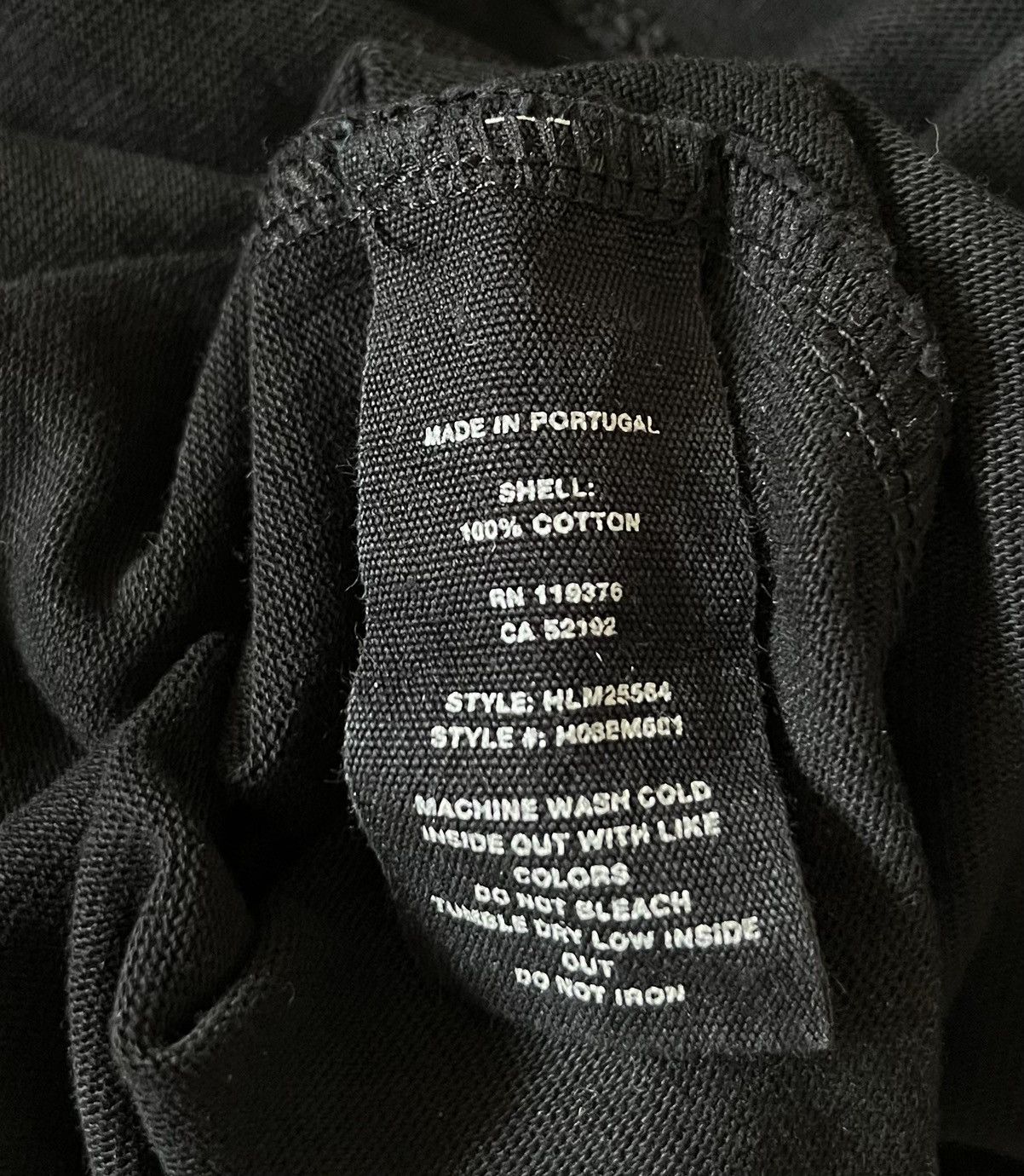 Helmut Lang Helmut lang autumn tour 2018 tee Size US S / EU 44-46 / 1 - 6 Thumbnail