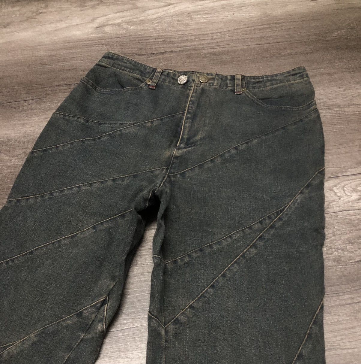 If Six Was Nine × Japanese Brand × Le Grande Bleu (L.G.B.) VINTAGE VIVA PRESTO HAGI FLARED DESIGN HYSTERIC GLAMOUR Size 30" / US 8 / IT 44 - 16 Thumbnail