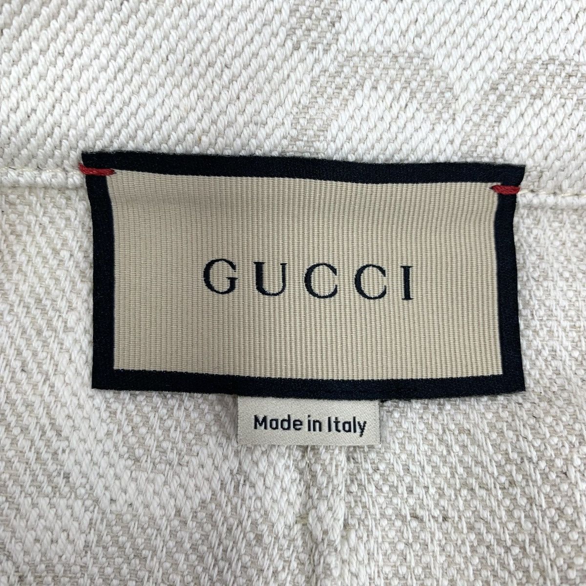 Gucci Gucci Beige Cotton Logo Jacquard All Over Print Shorts Size 27" / US 4 / IT 40 - 5 Thumbnail