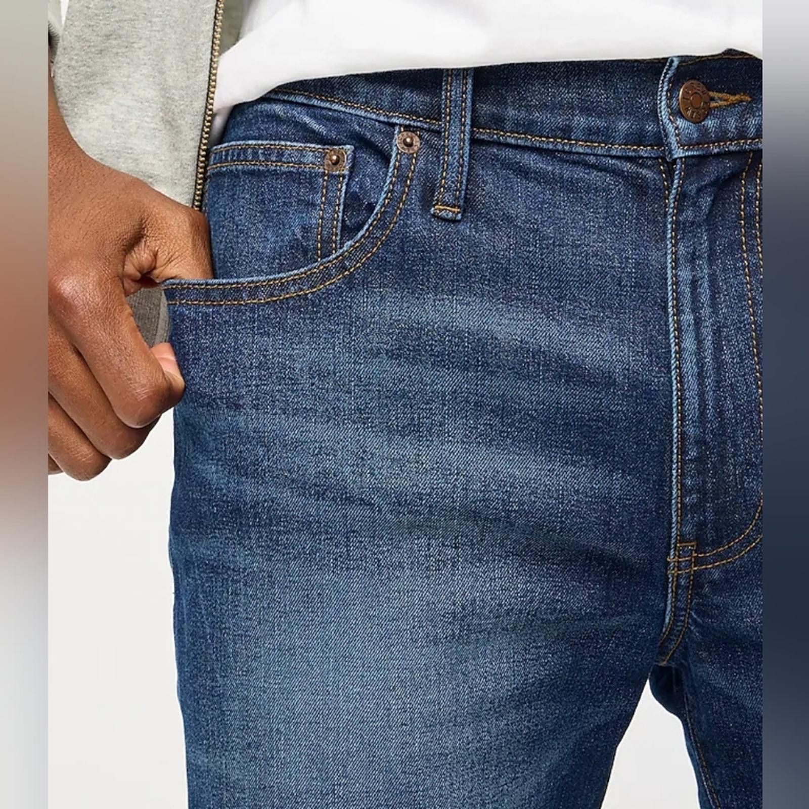 J.Crew J Crew Straight-fit jean in signature flex Size US 31 - 5 Thumbnail