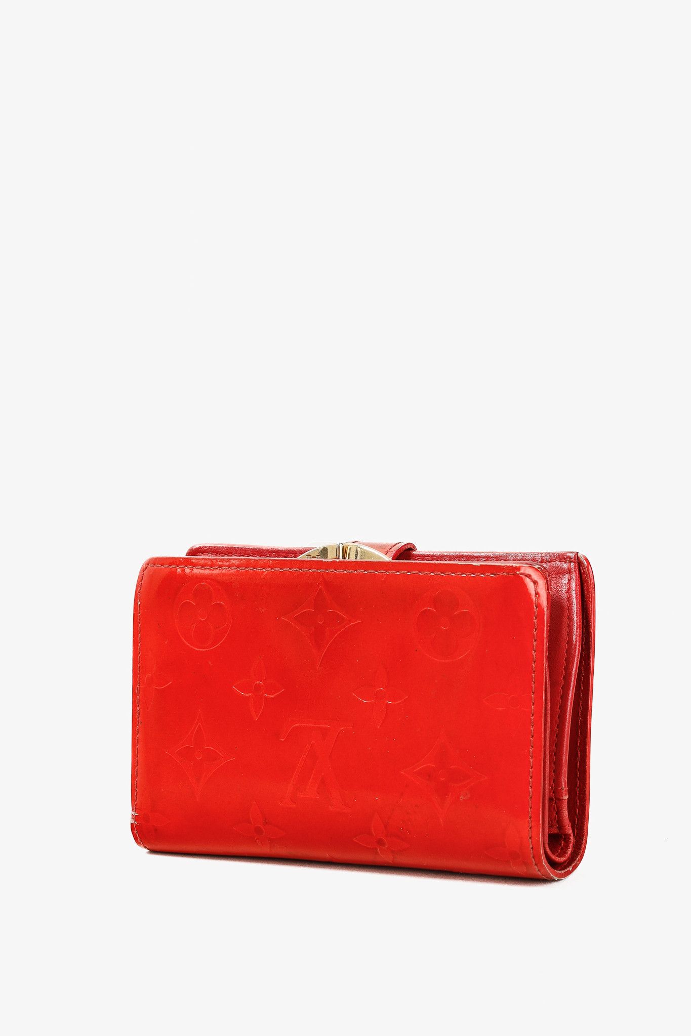 Louis Vuitton Louis Vuitton Pomme D'Amour Vernis Monogram Purse Wallet Size ONE SIZE - 6 Thumbnail