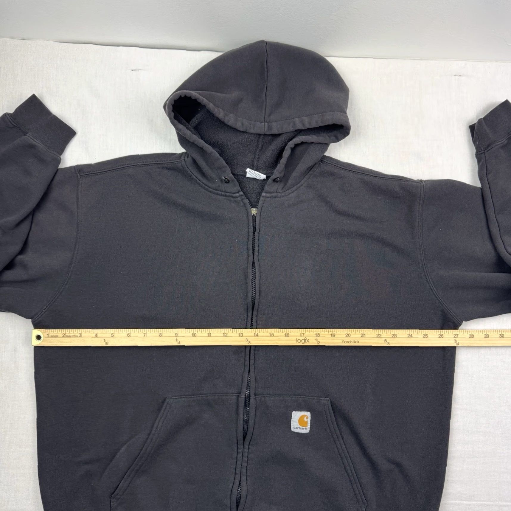 Carhartt VINTAGE Carhartt Full Zip Hoodie Adult XL Black Grunge Y2K Hipster Mens Size US XL / EU 56 / 4 - 7 Thumbnail