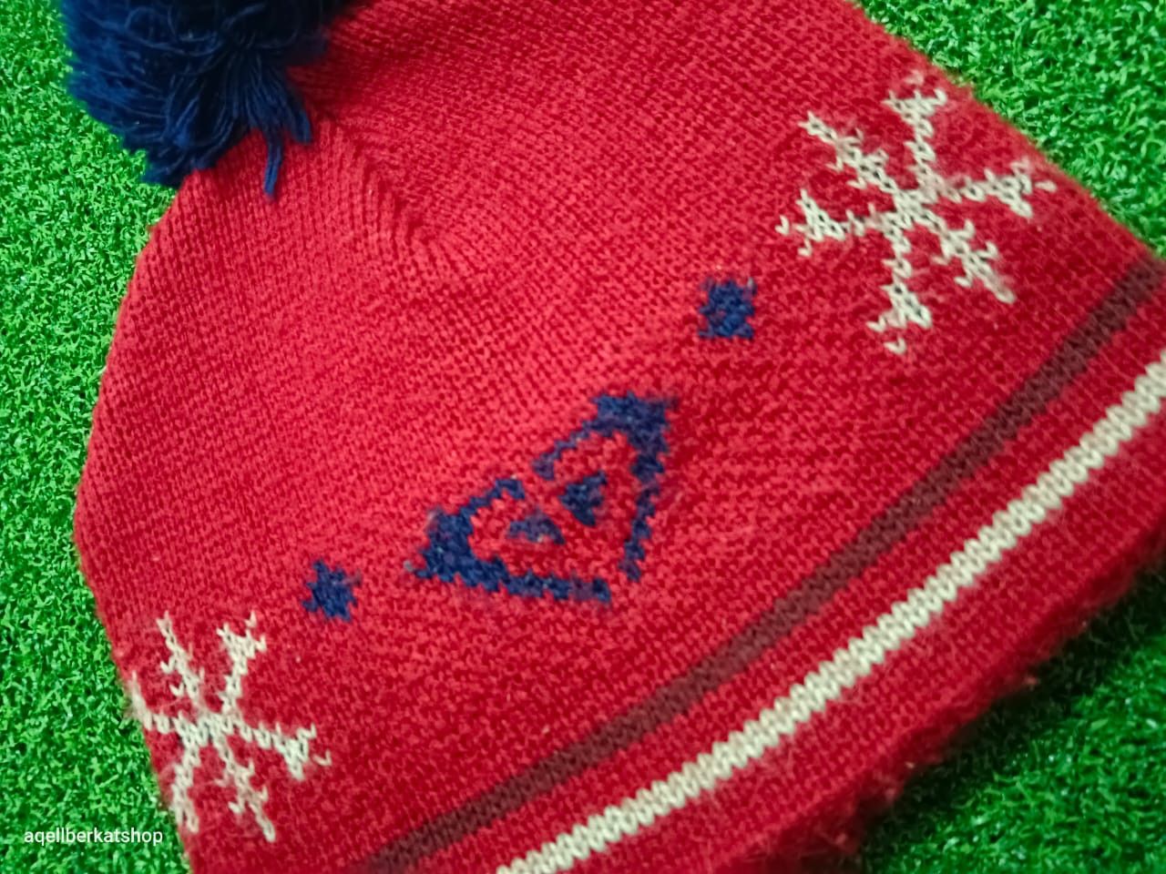 Japanese Brand VTG 90S ROXY Snowcap Beanie Size ONE SIZE - 4 Thumbnail