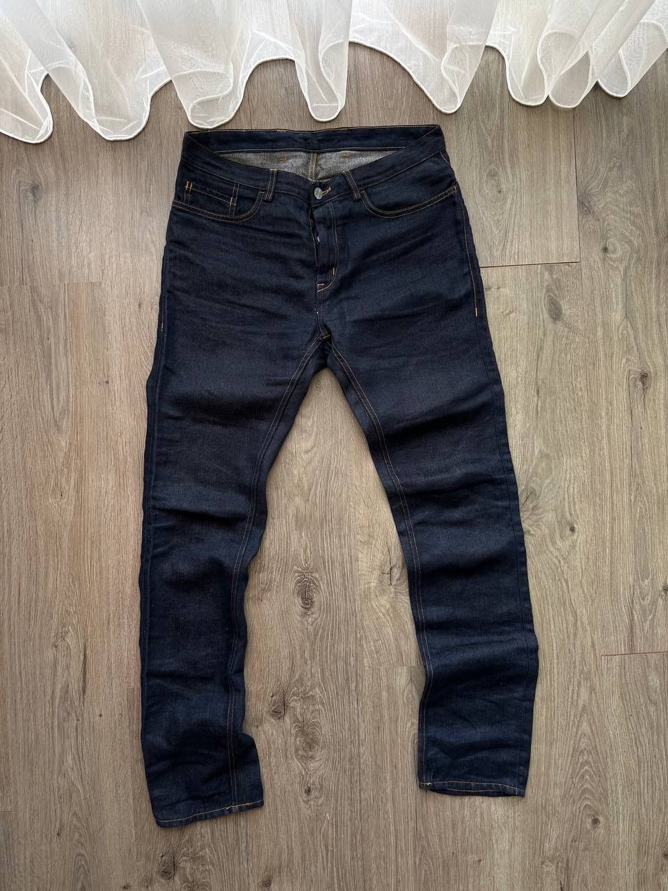 Freitag × Vintage Vintage Freitag E 500 Male Denim Blue Linen Pants Size US 31 - 4 Thumbnail