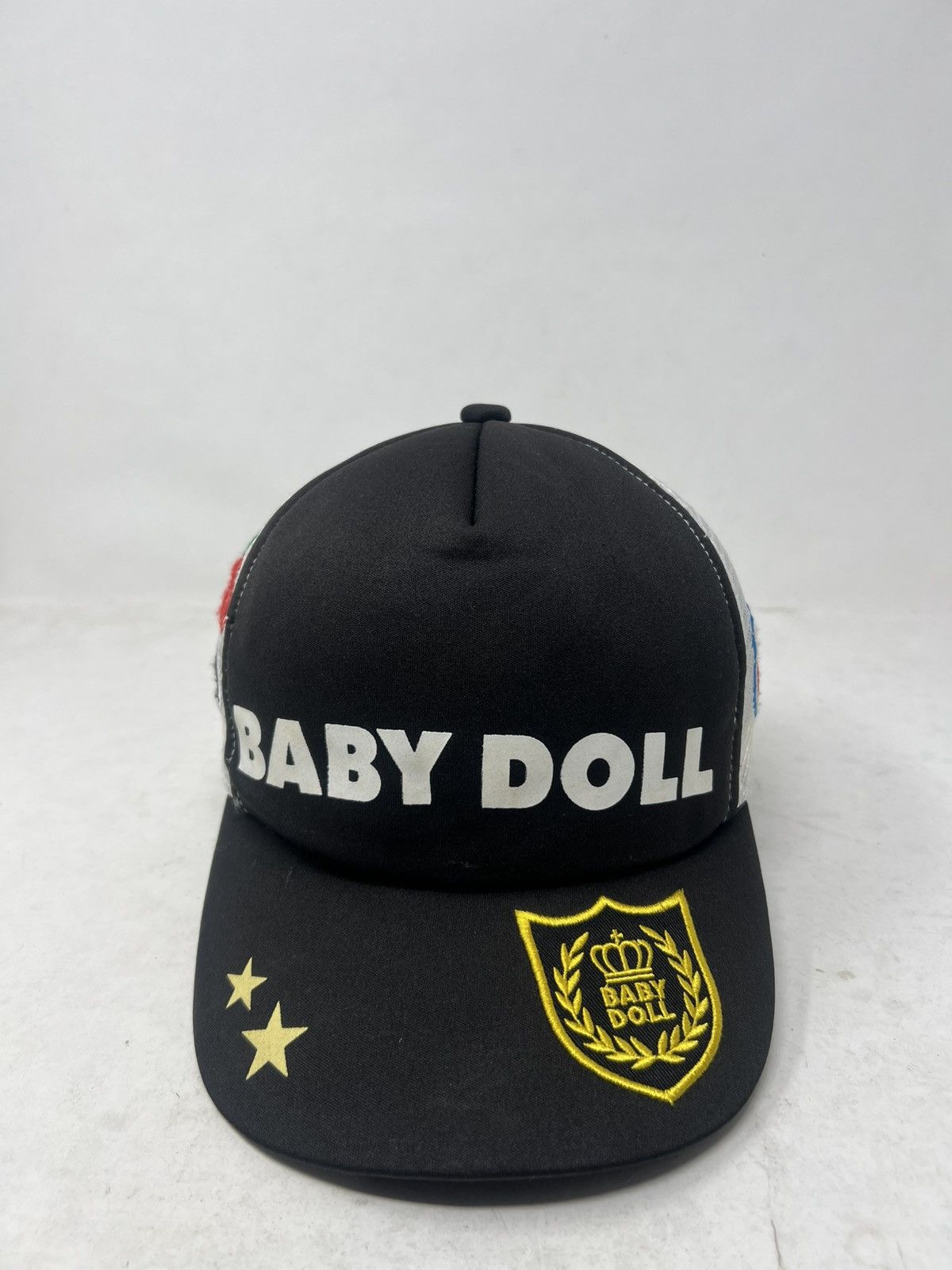 Japanese Brand Baby Doll Patches Trucker Hat Size ONE SIZE - 1 Thumbnail