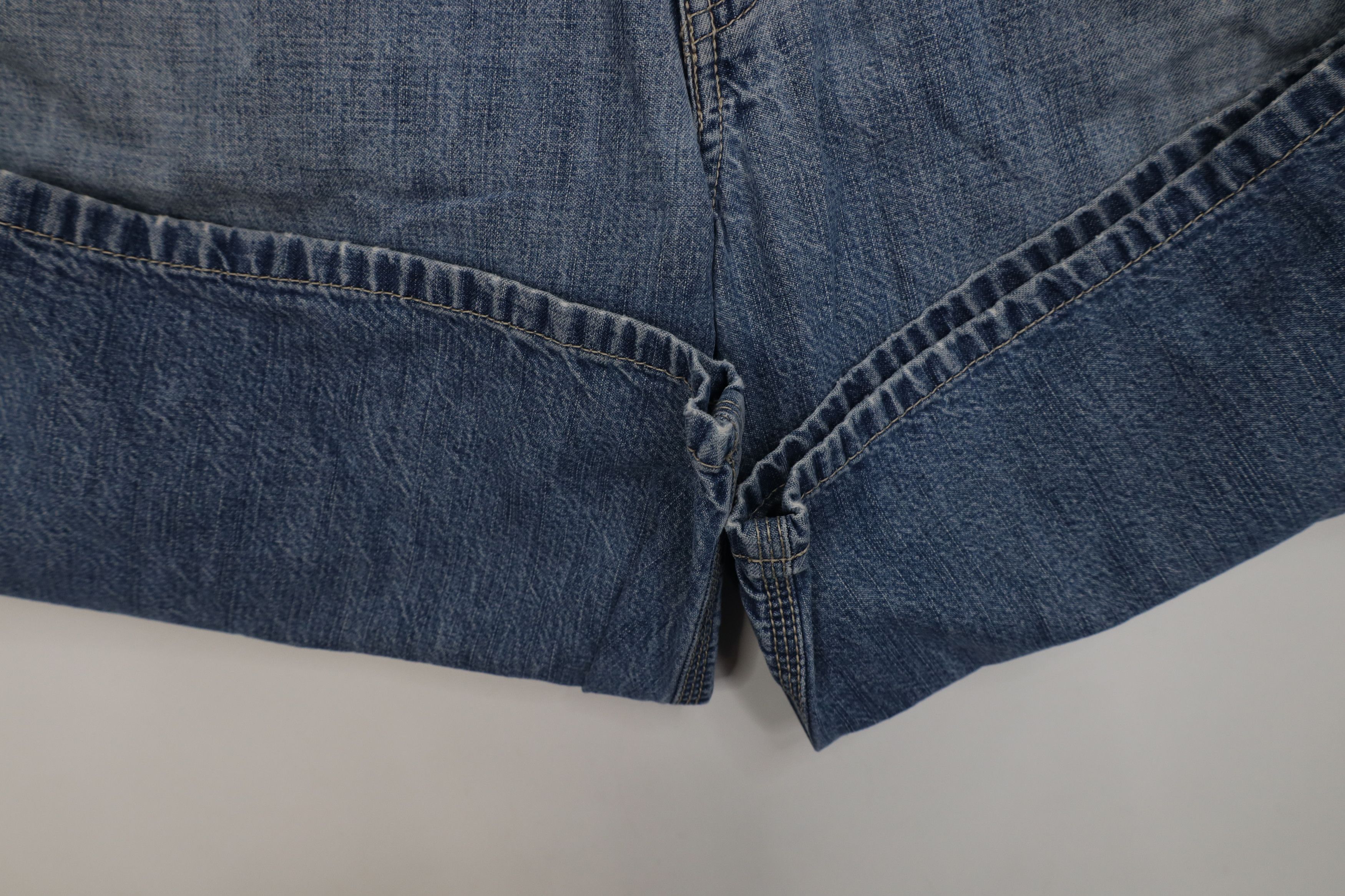 Levi's Vintage Y2K 2003 Levis Worker Big Pocket Dungaree Shorts Size US 33 - 5 Thumbnail