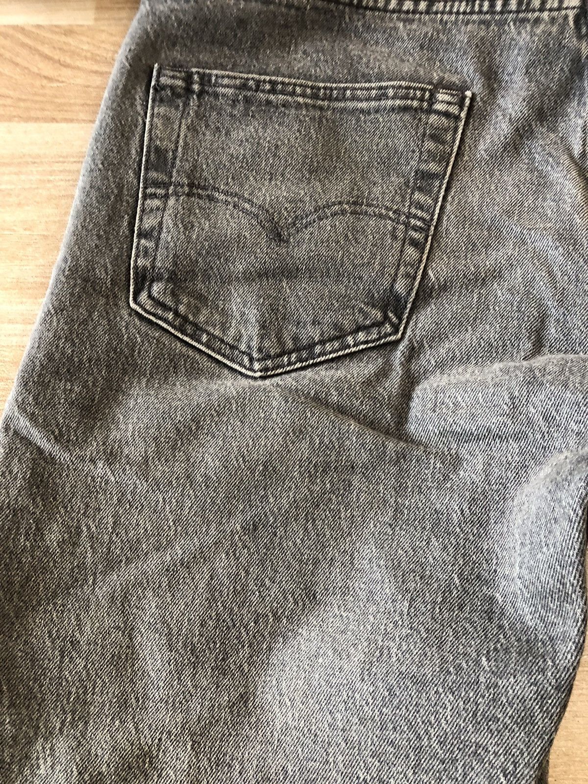 Levi's Levi’s 501 W33 Short Jeans Straight Grey Gray Shorts Denim Size US 33 - 2 Thumbnail
