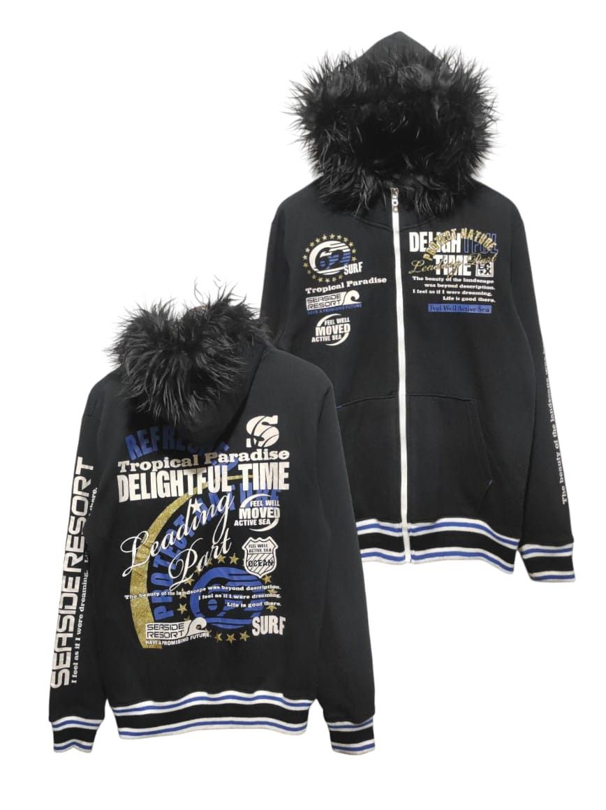 14th Addiction Excuse Tropical Paradise Zip Fur Hoodie i6w9 LBG style Size US L / EU 52-54 / 3 - 1 Thumbnail