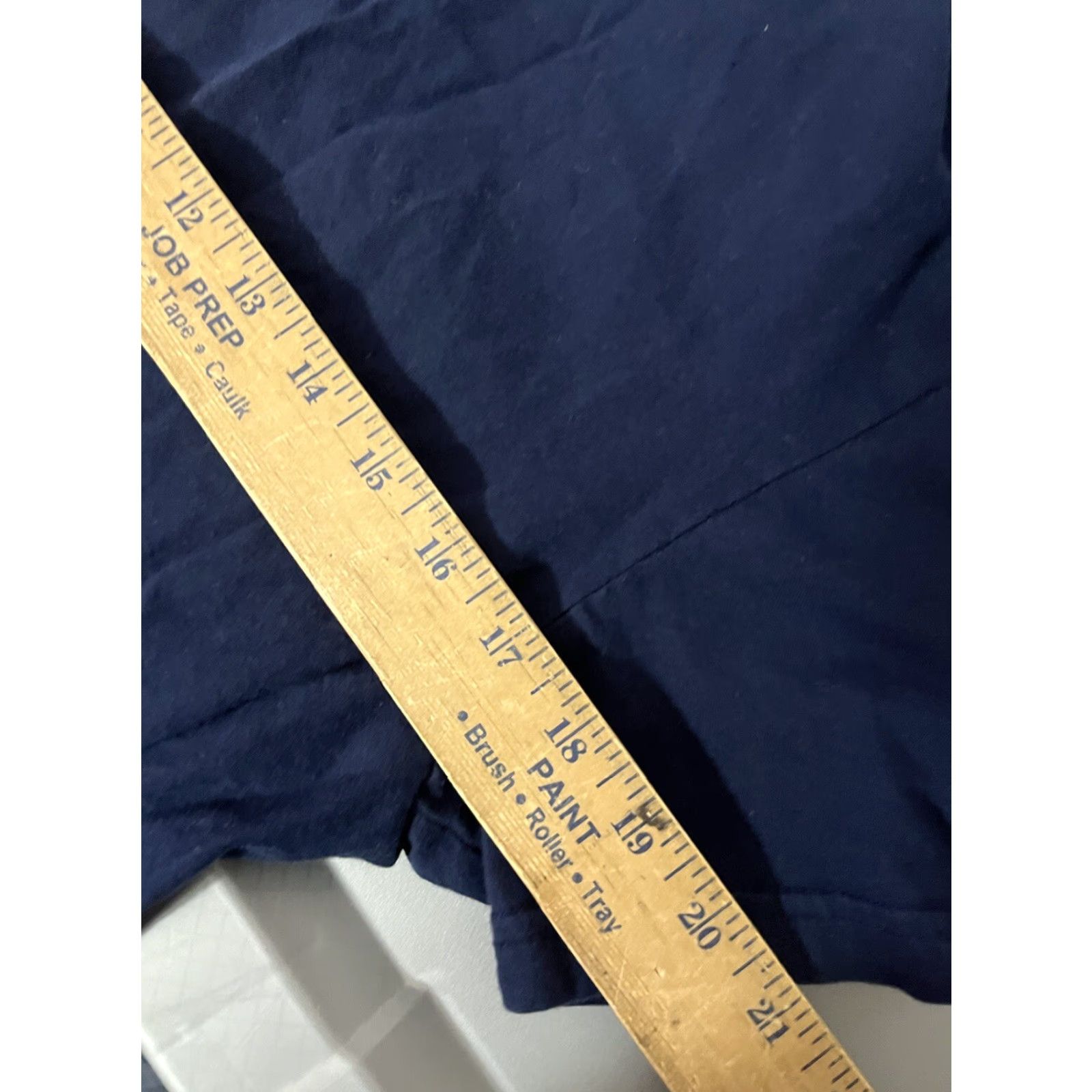 Polo Ralph Lauren Polo Ralph Lauren Shirt Adult Large Navy Blue Cotton Sleep Shirt Long Sleeve V-Neck Logo Classic Mens Size US L / EU 52-54 / 3 - 6 Thumbnail