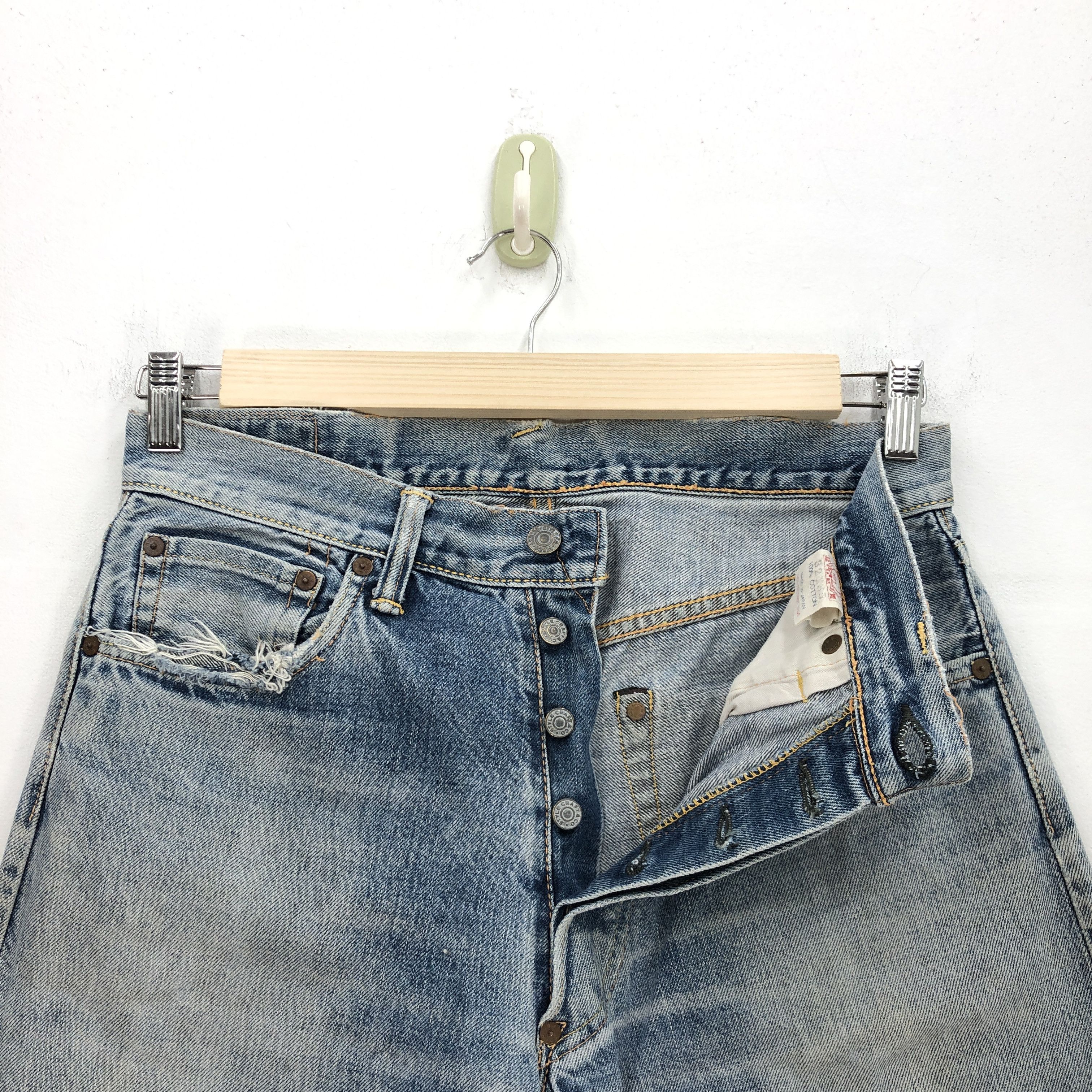 Japanese Brand Vintage Evisu Selvedge Jeans Faded Redline Light Wash Denim Size US 32 / EU 48 - 7 Thumbnail