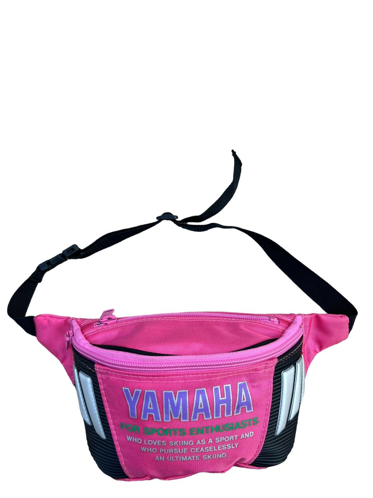 Vintage Vintage 90s Yamaha Japan Pink Waist Bag Size ONE SIZE - 11 Thumbnail