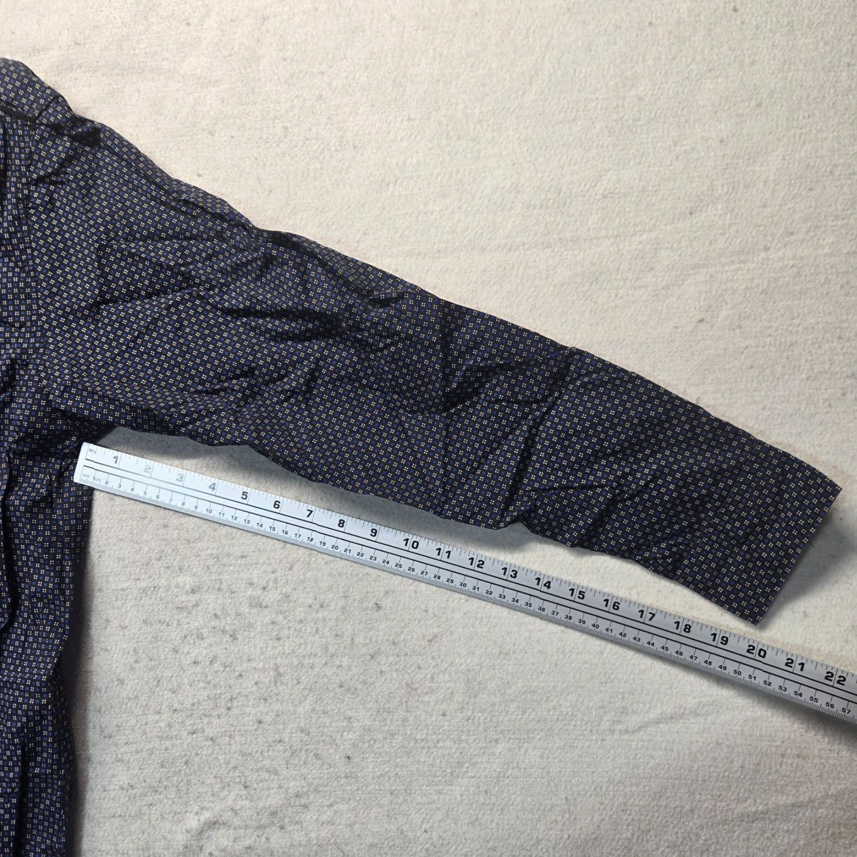 Vintage VINTAGE Structure Shirt Mens Size L Black Long Sleeve Button-Up with Pockets Size US L / EU 52-54 / 3 - 5 Thumbnail