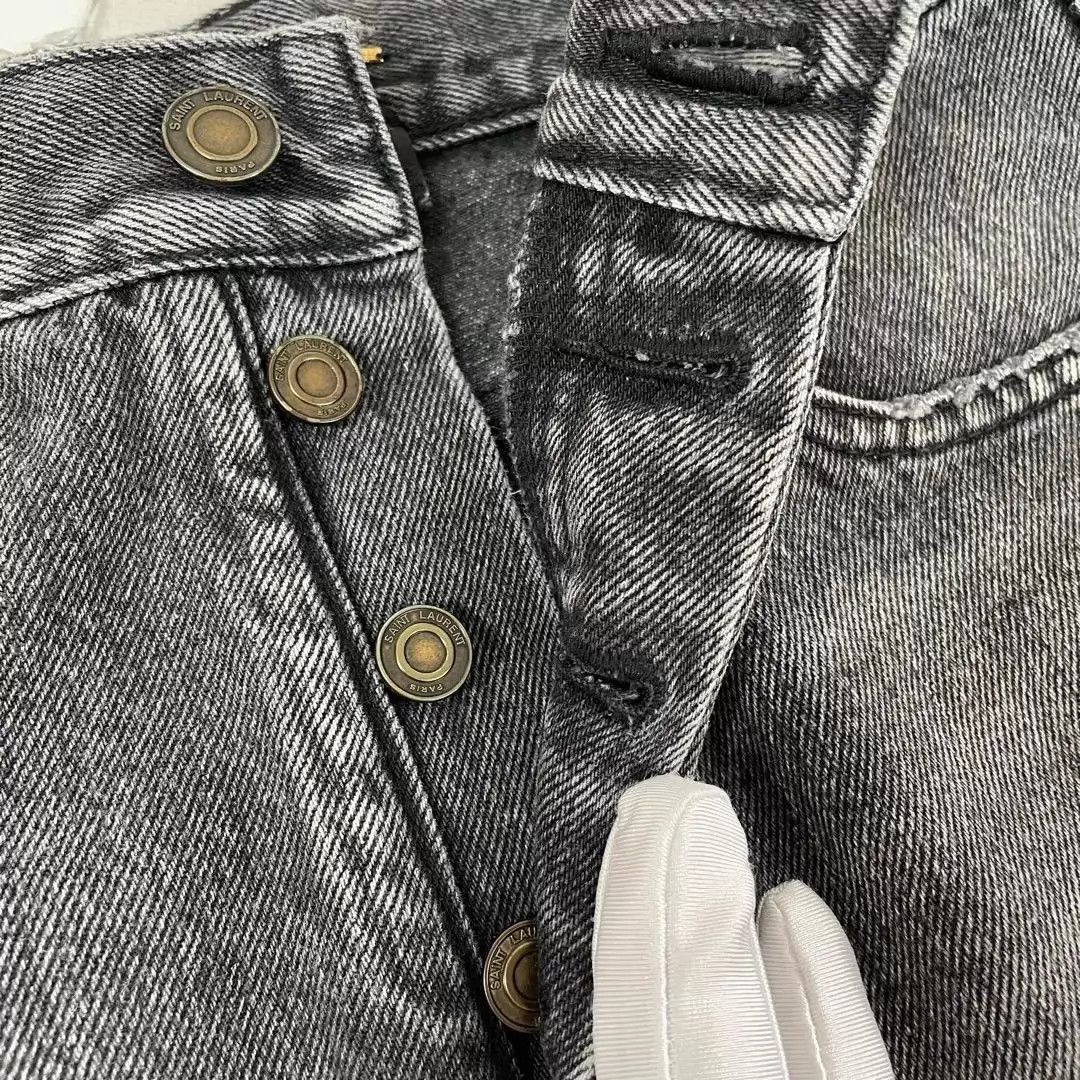 Saint Laurent Paris Saint Laurent denim short 26 Size 26" / US 2 / IT 38 - 8 Thumbnail
