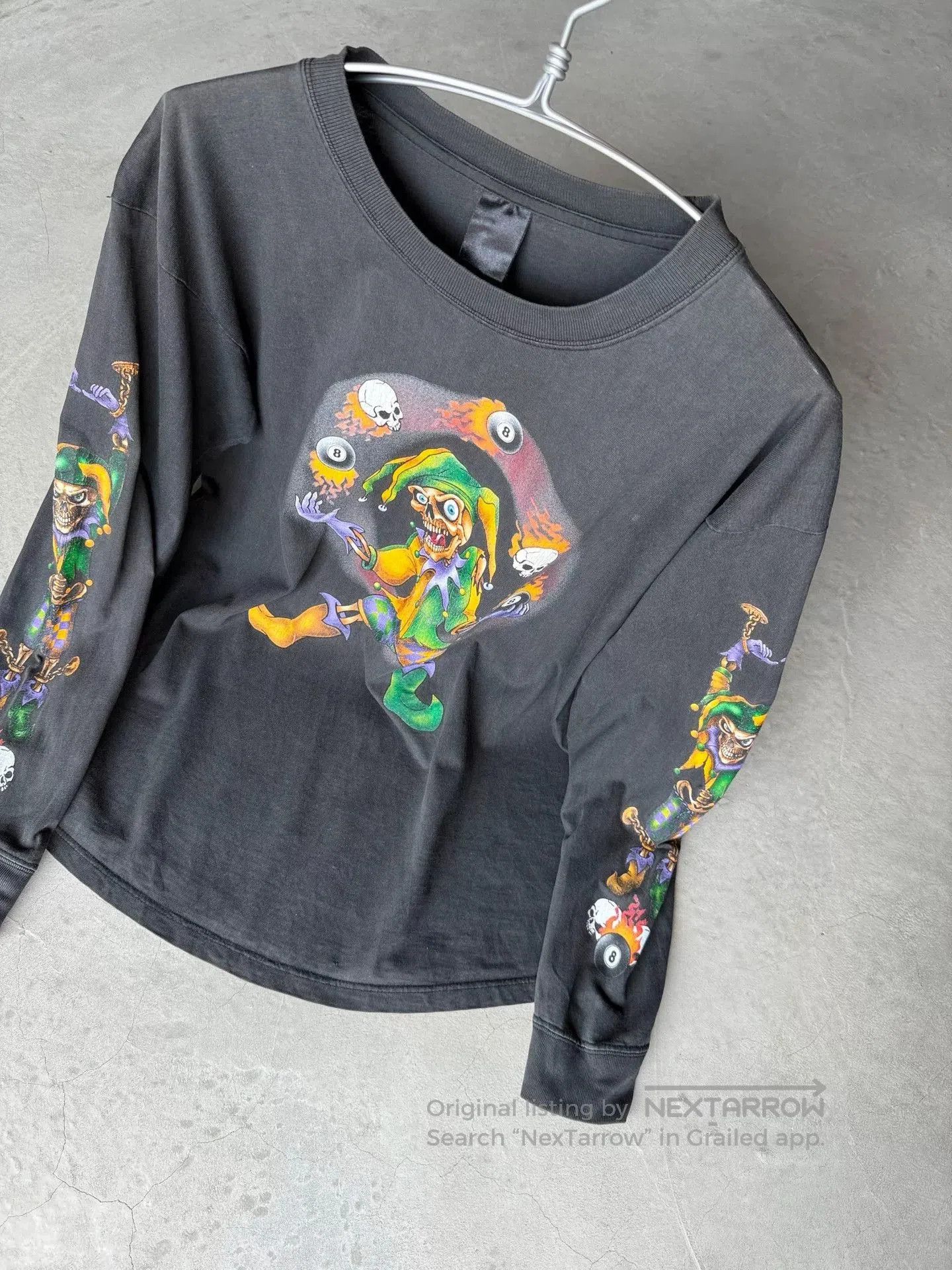 Vintage Vintage 00s Joker Choppers Long Sleeve Tee. Size US L / EU 52-54 / 3 - 8 Thumbnail