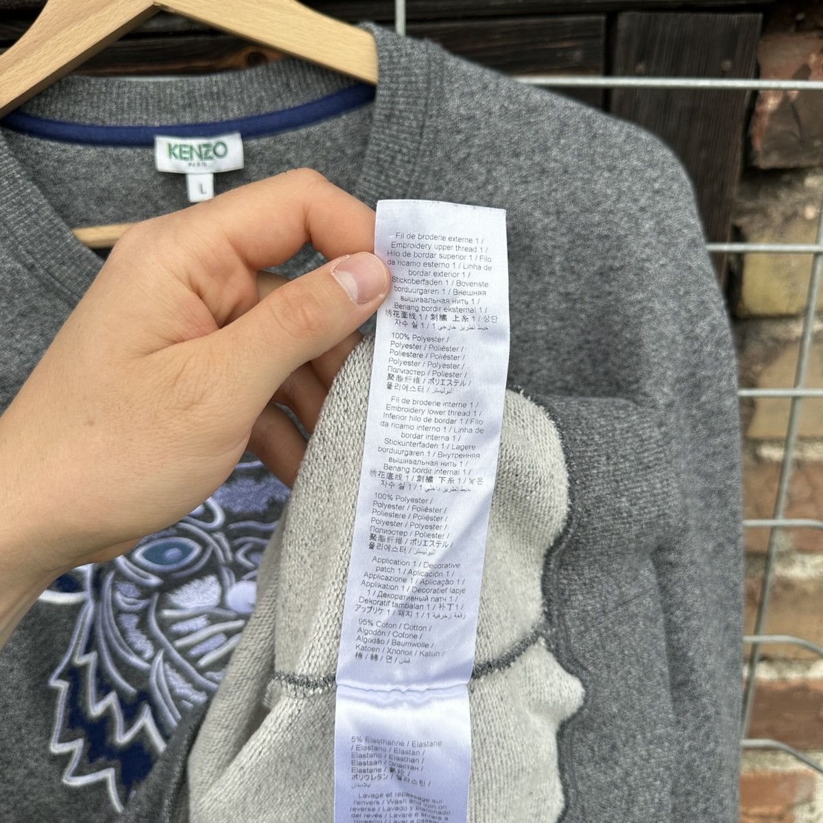Kenzo Vintage Kenzo Sweatshirt Embroidered Tiger Crewneck Y2K L Size US L / EU 52-54 / 3 - 7 Thumbnail